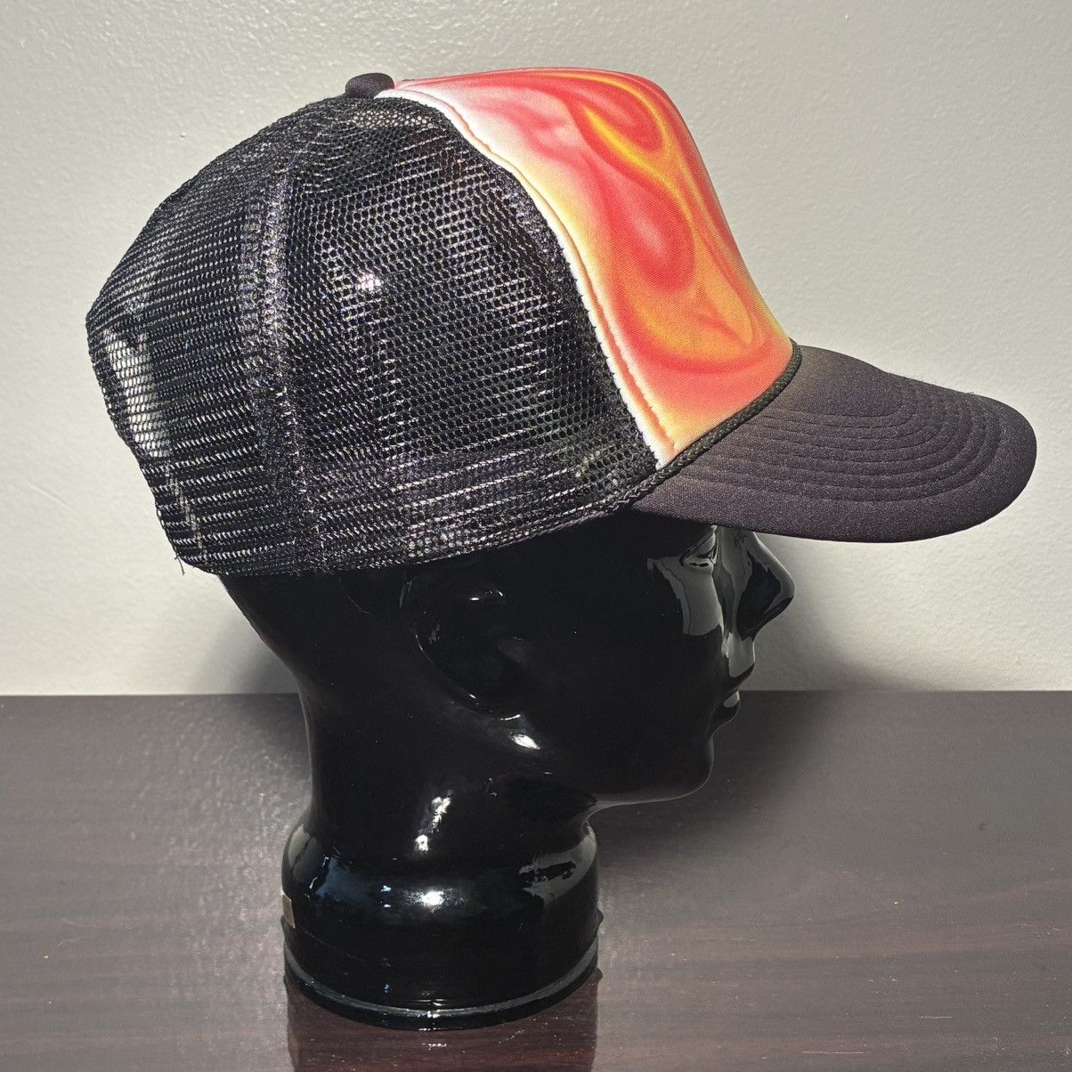 Other 90s Nissin Flame graffiti Trucker Hat Size ONE SIZE - 4 Thumbnail
