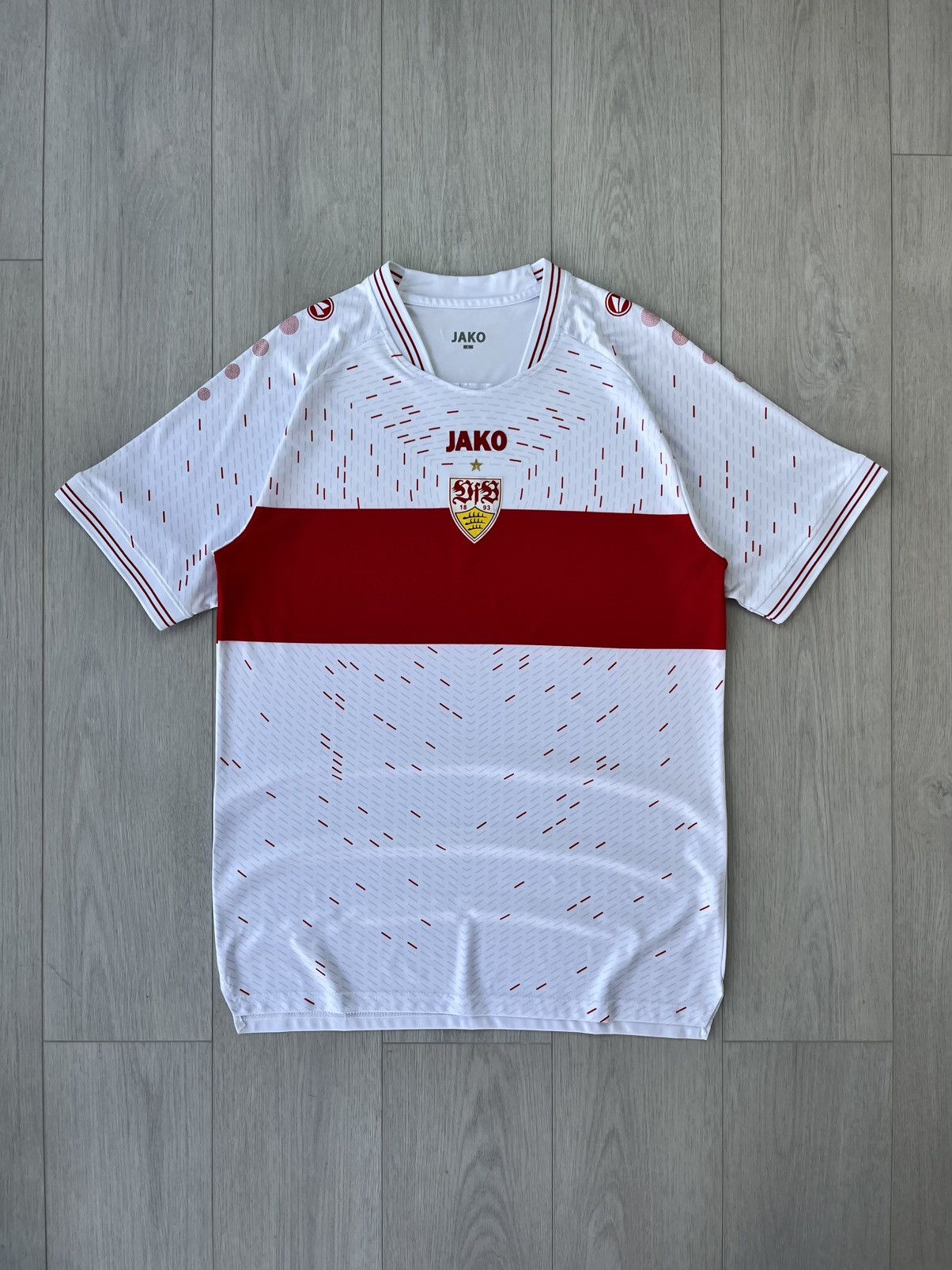 Other Jako VFB Stuttgart Soccer Jersey Blokecore Germany Y2K Hype Size US L / EU 52-54 / 3 - 1 Thumbnail