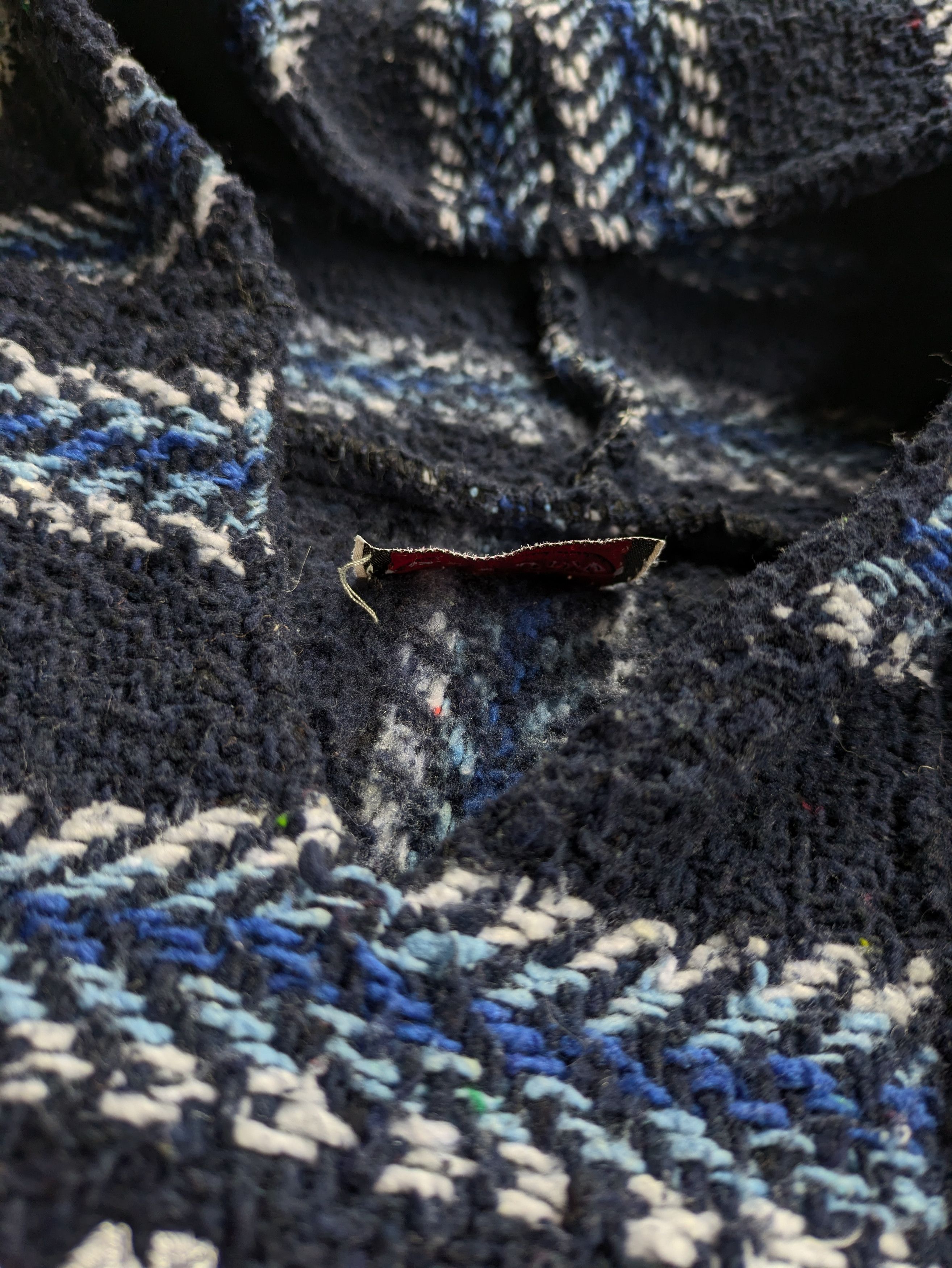 Ron Jon Surf Shop × Vintage Vintage 90s Ron Jon Striped Baja Drug Rug Stoner Hoodie Size US M / EU 48-50 / 2 - 5 Thumbnail