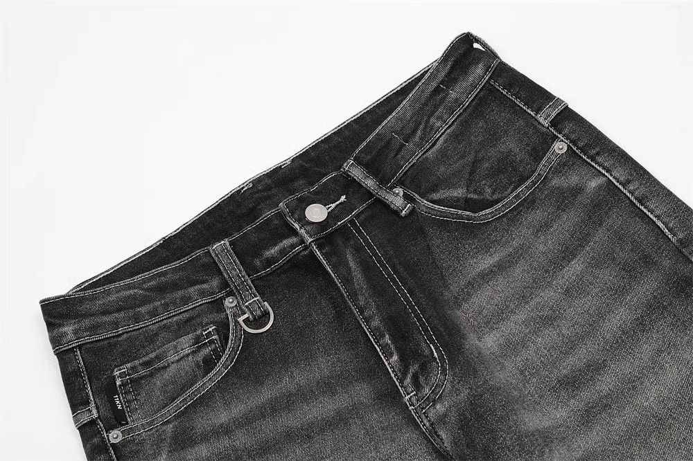 Japanese Brand × Jean Washed distressed trendy distressed loose casual jeans Size US 32 / EU 48 - 3 Thumbnail