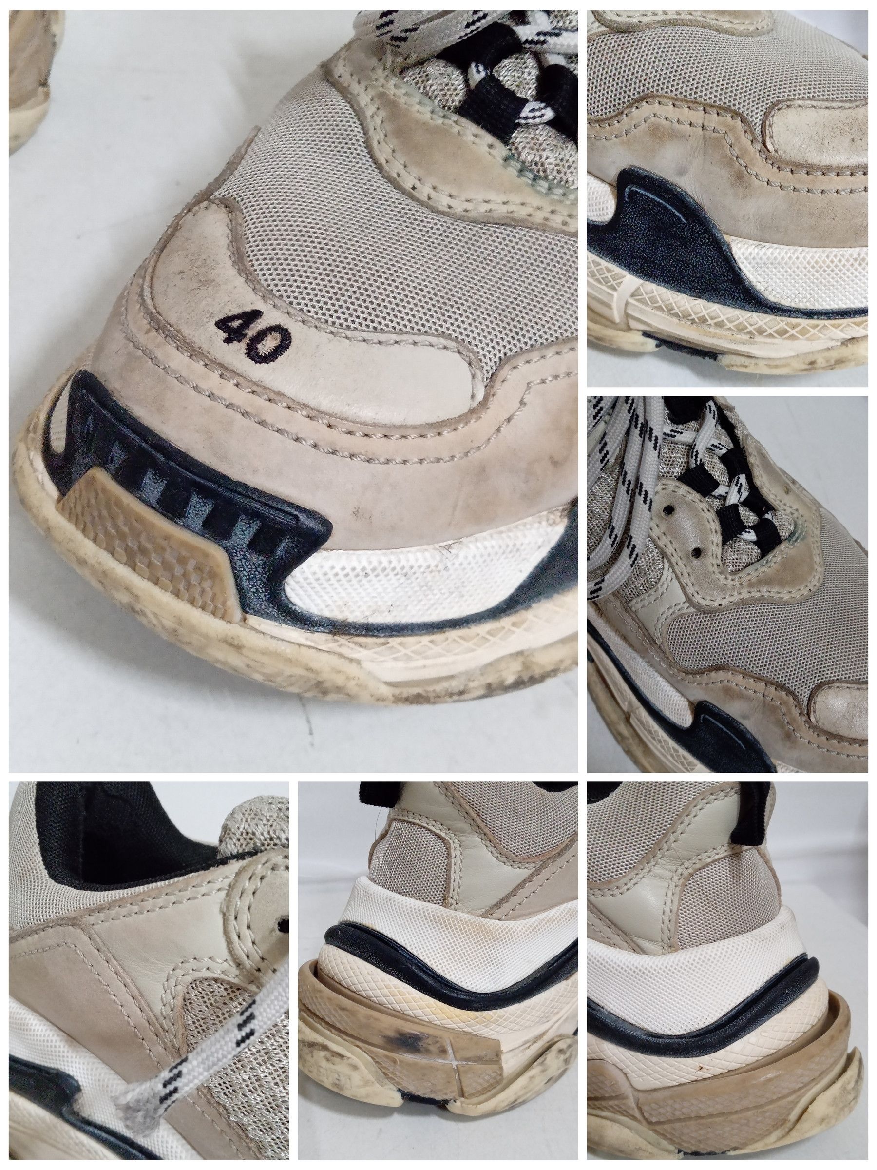 Balenciaga BALENCIAGA TRIPLE S Low Top Sneakers Beige US 7 Size US 7 / EU 40 - 8 Thumbnail