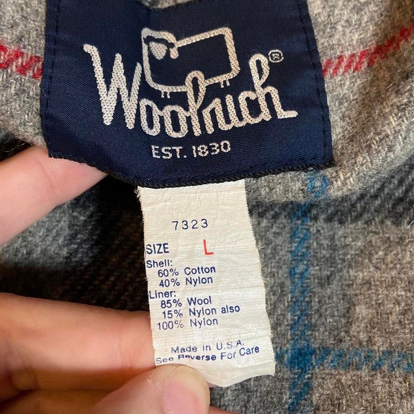 Woolrich Woolen Mills Vintage 80s woolrich flannel lined jacket Size US XL / EU 56 / 4 - 4 Thumbnail