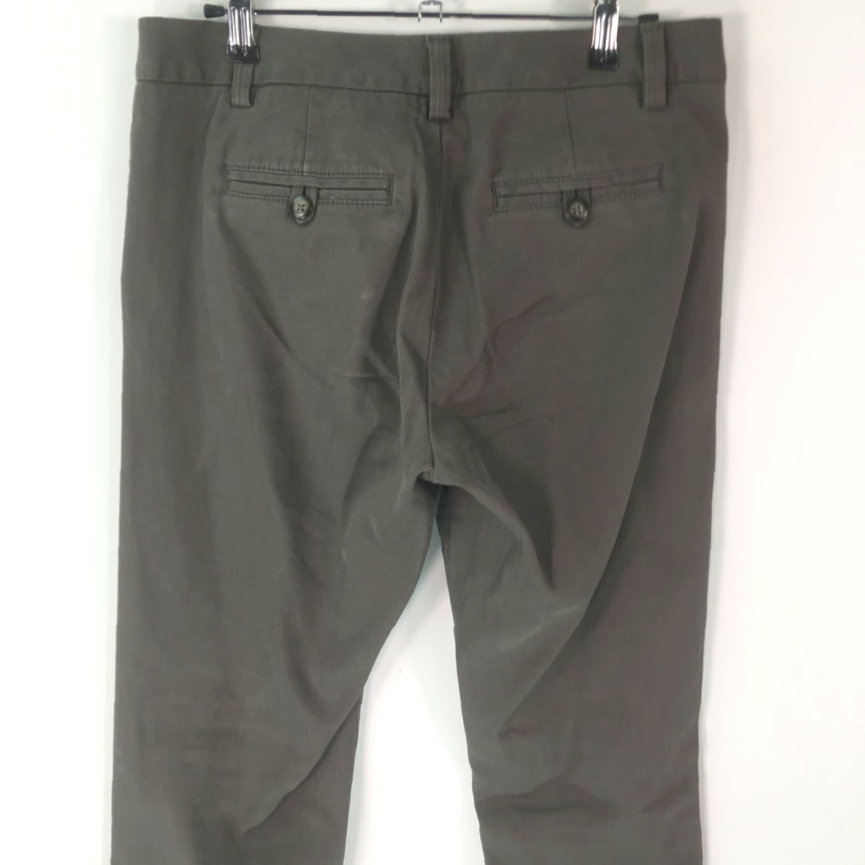 Gap Gap Dress Pants Women Straight Leg Flat Front Regular Stretch Green Size 4 Size 27" / US 4 / IT 40 - 4 Thumbnail