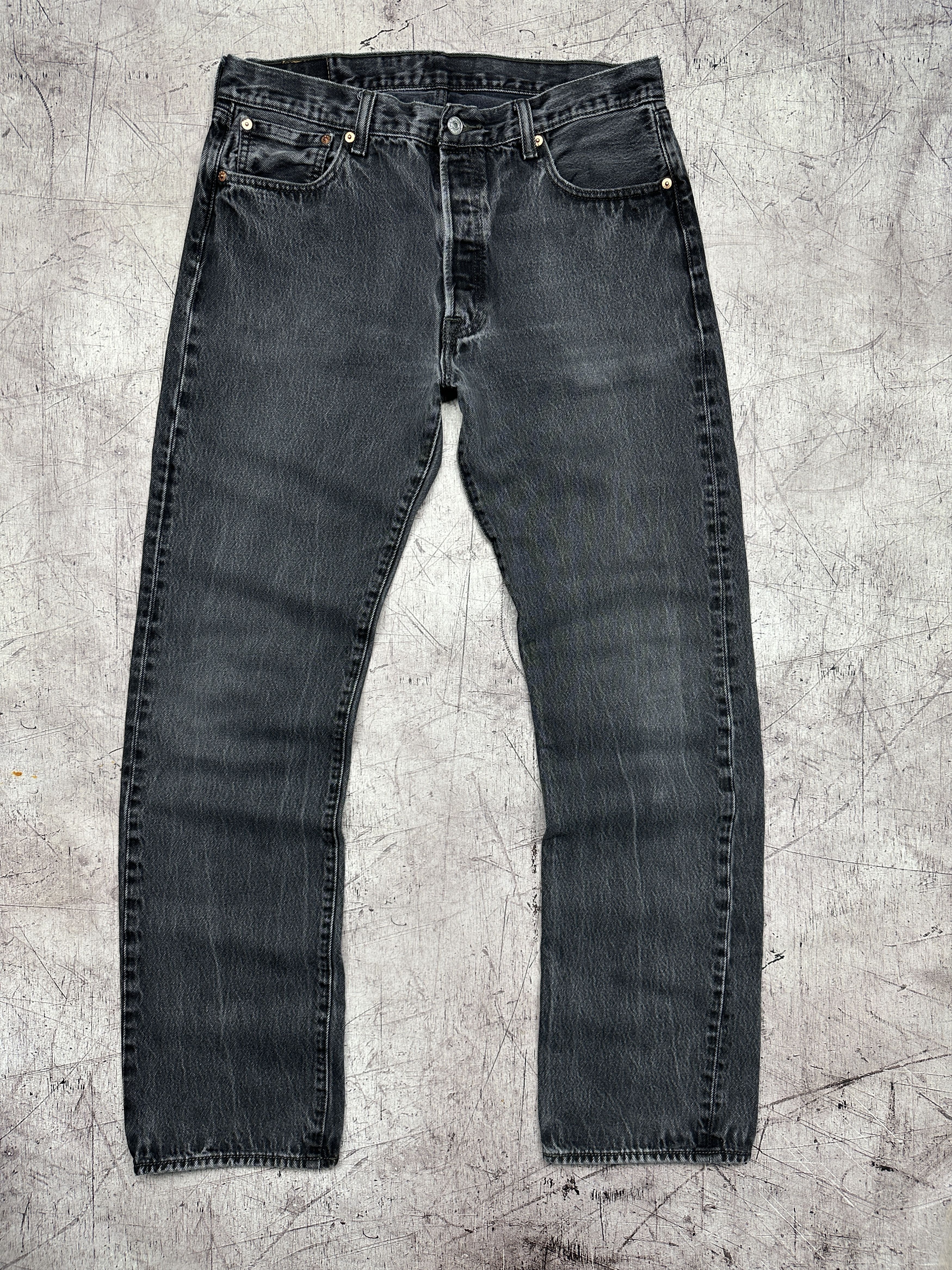 Levi's Levi's 501 Mens Washed Denim Pants Jeans Size 36 x 36 Size US 36 / EU 52 - 5 Thumbnail