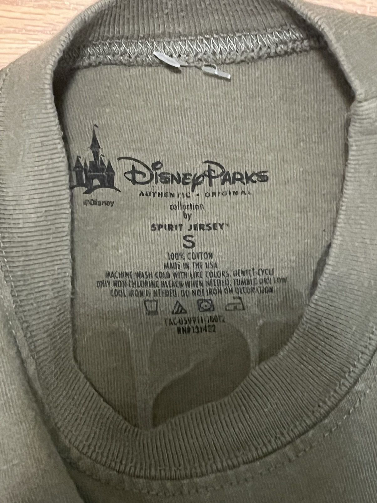 Disney × Vintage Vintage Y2K Olive Walt Disney Spirit Jersey Long Sleeve AOP Size US S / EU 44-46 / 1 - 5 Thumbnail
