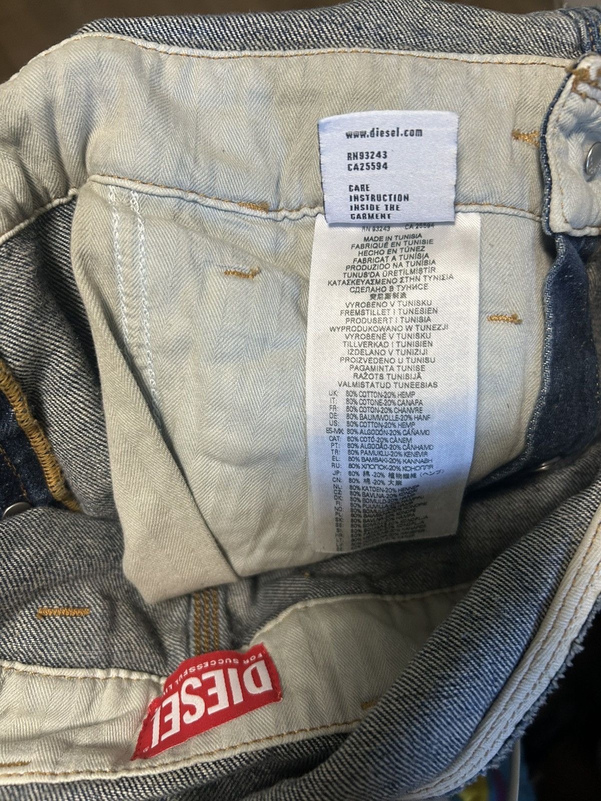 Diesel Denim Workwear Dungarees Size US 34 / EU 50 - 2 Thumbnail