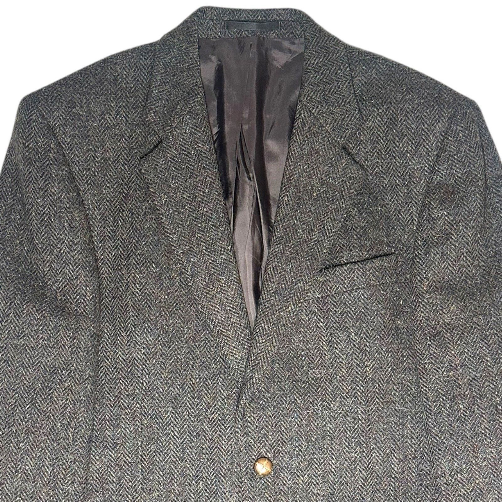 Harris Tweed Harris Tweed Alexandre London Men's Blazer Sport Coat 42R Size 42R - 5 Thumbnail