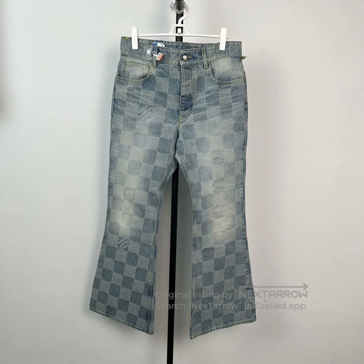 Louis Vuitton Louis Vuitton Checkerboard Jeans 31. Size 31" - 1 Thumbnail
