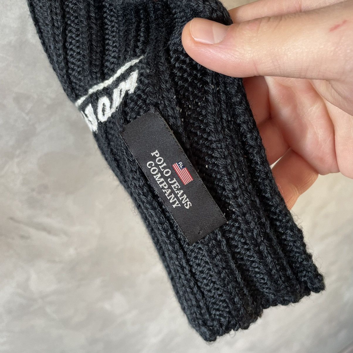 Polo Ralph Lauren × Vintage Vintage Polo Ralph Lauren Flag Knit Wool Scarf Size ONE SIZE - 4 Thumbnail