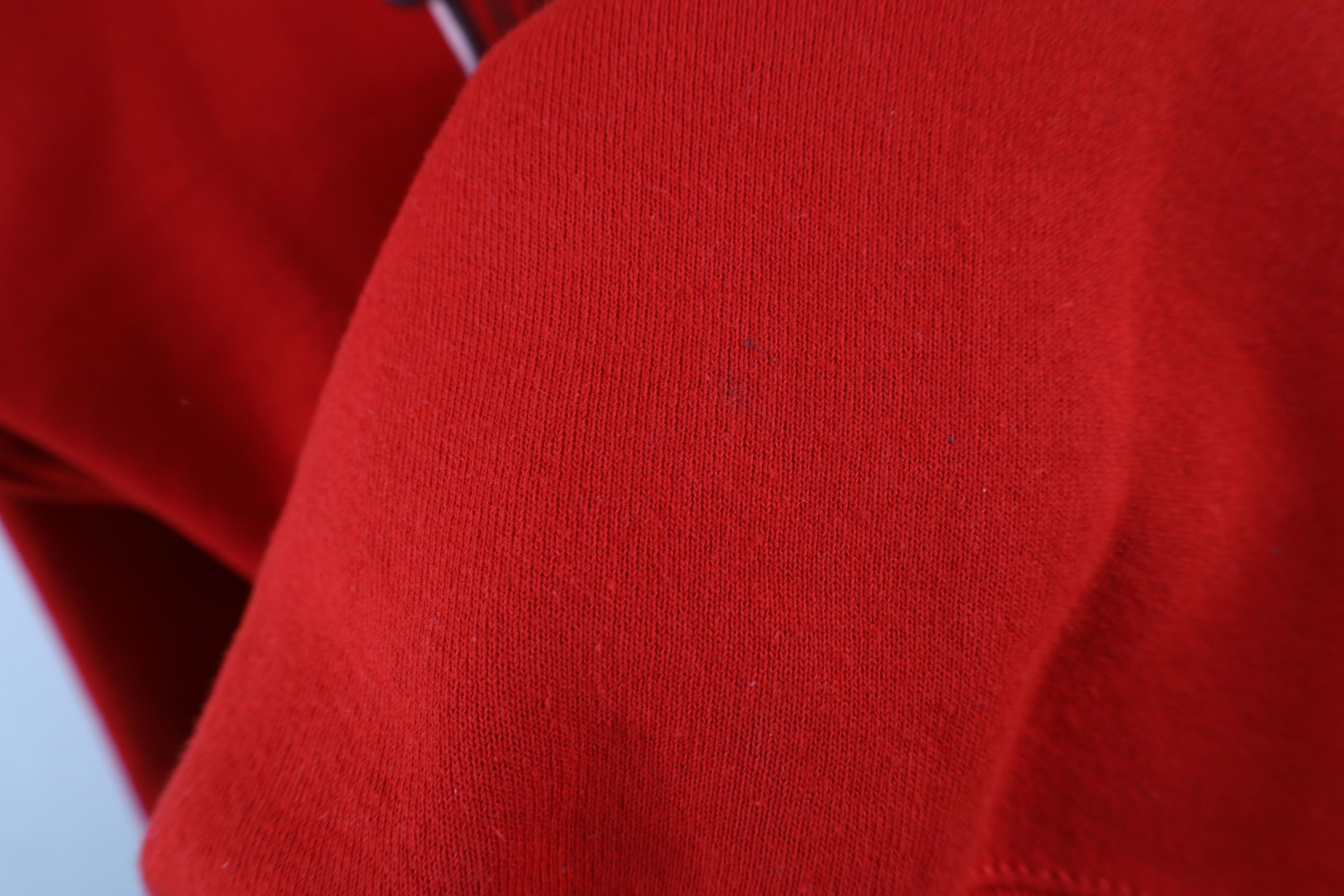 Vintage Vintage 90s State University Football Sweatshirt Red USA Size US XL / EU 56 / 4 - 8 Thumbnail