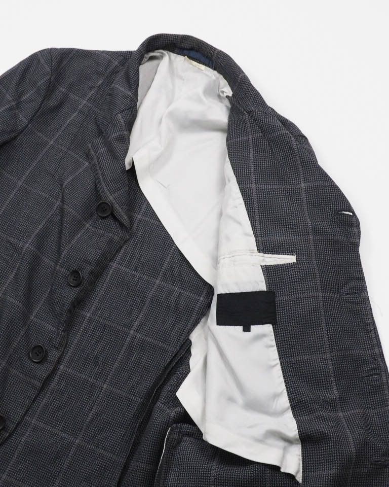Comme des Garcons × Comme des Garcons Homme Deux × Junya Watanabe CdG homme deux 2021 houndstooth blazer jacket Size 40S - 8 Thumbnail