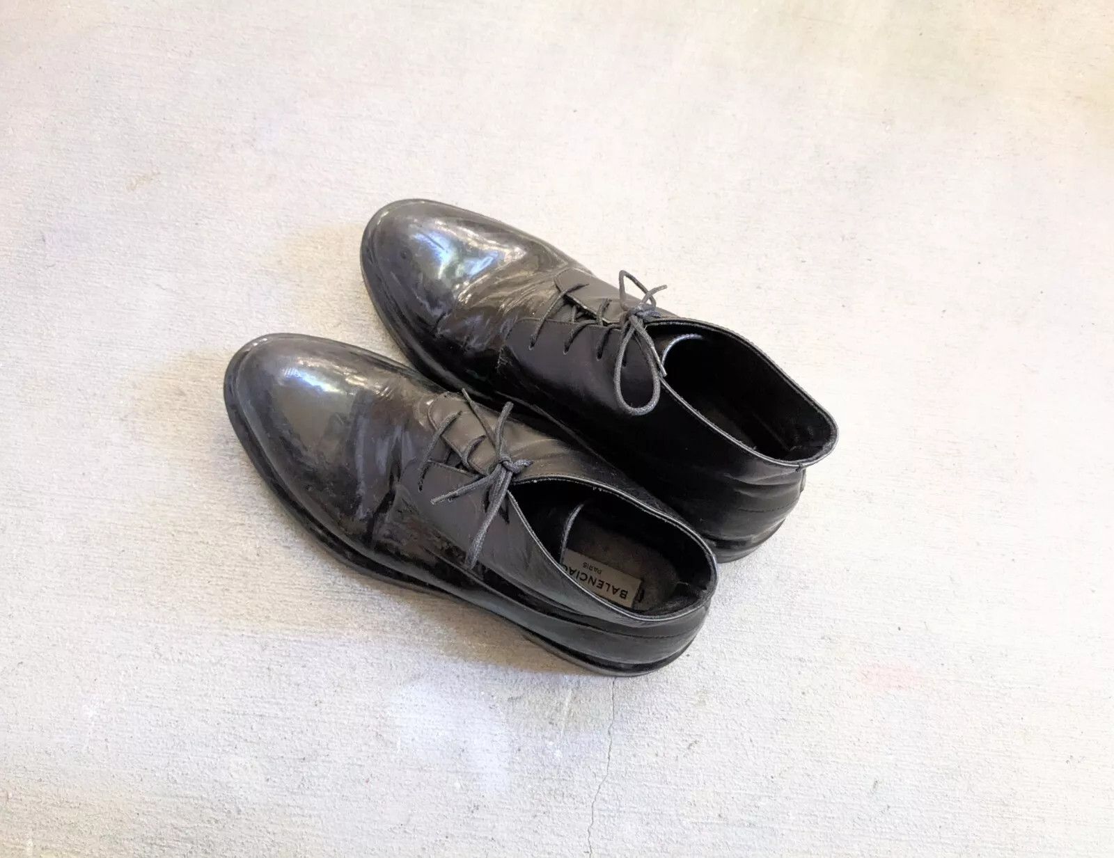 Balenciaga Balenciaga Boots Black 9 42 Rubber Dipped Combat Lace Up Size US 9 / EU 42 - 11 Thumbnail
