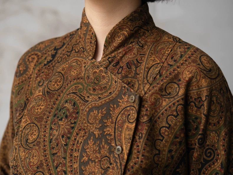 Kenzo KENZO Brown classical cashew flower set vintage Size M / US 6-8 / IT 42-44 - 5 Thumbnail