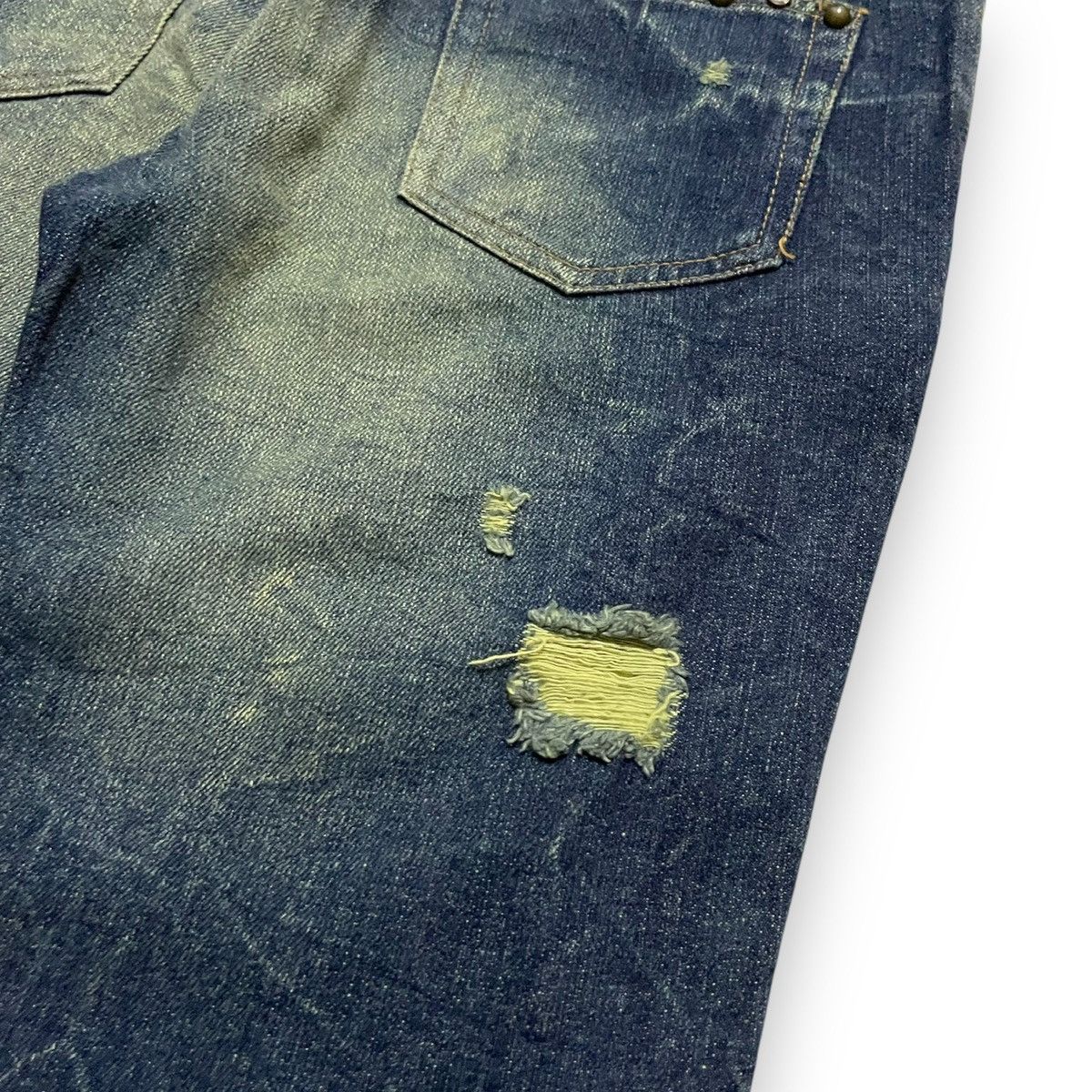 20471120 ORIGINAL FLARE JAPANESBRAND PENDORA DISSTRESED DENIM (з0x40) Size US 30 / EU 46 - 11 Thumbnail