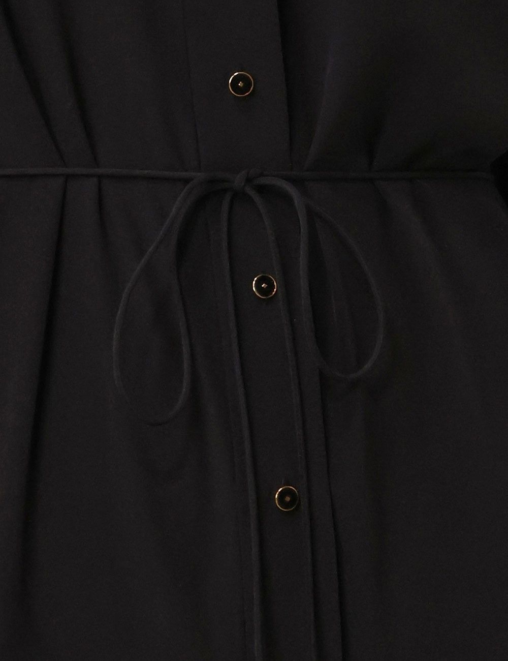 Zimmermann oc11z0825 Shirt Midi Dress in Black Size L / US 10 / IT 46 - 6 Thumbnail