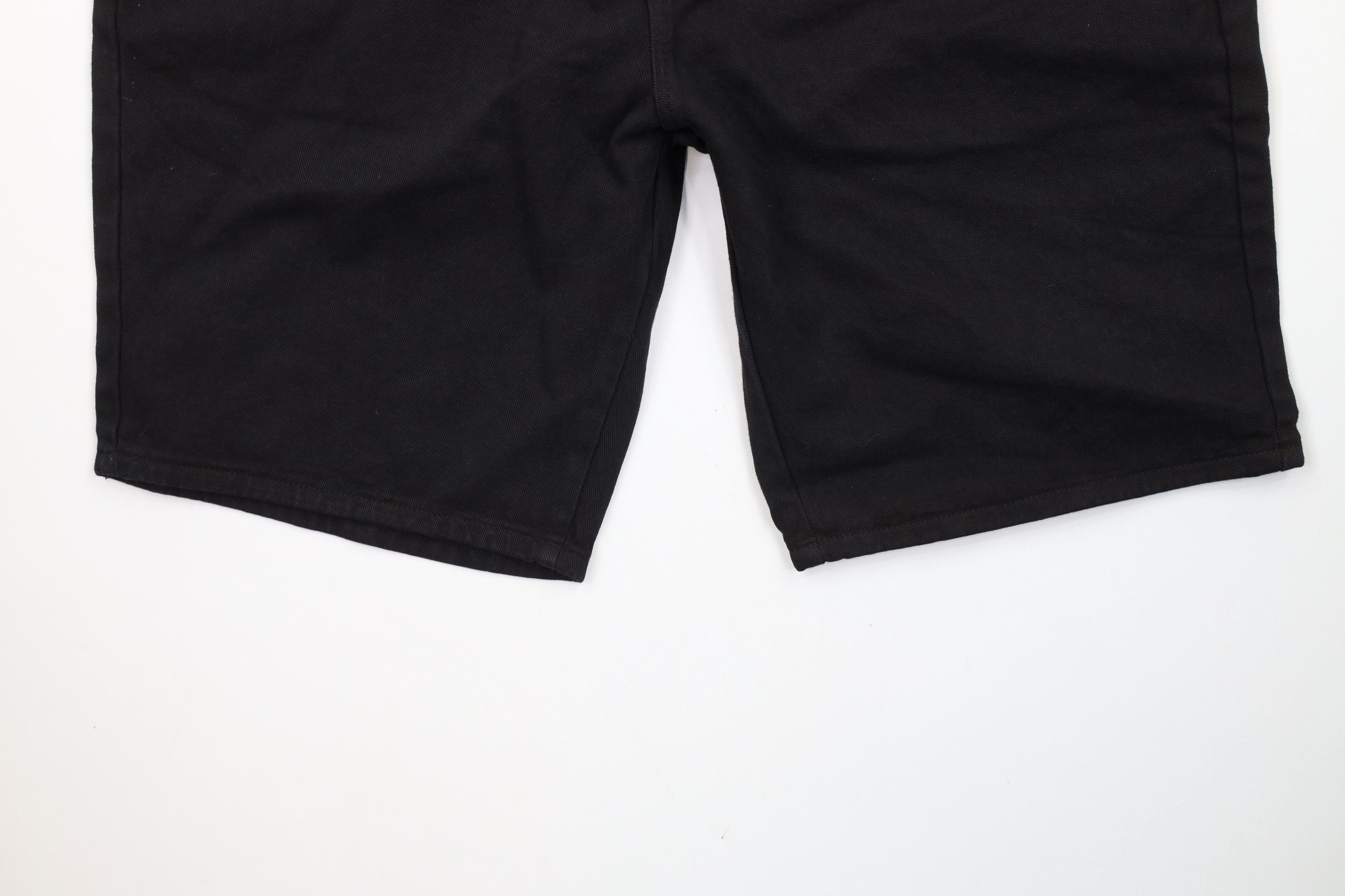 Vintage Deadstock Vintage 90s Streetwear Jean Shorts Jorts Black Size US 36 / EU 52 - 4 Thumbnail