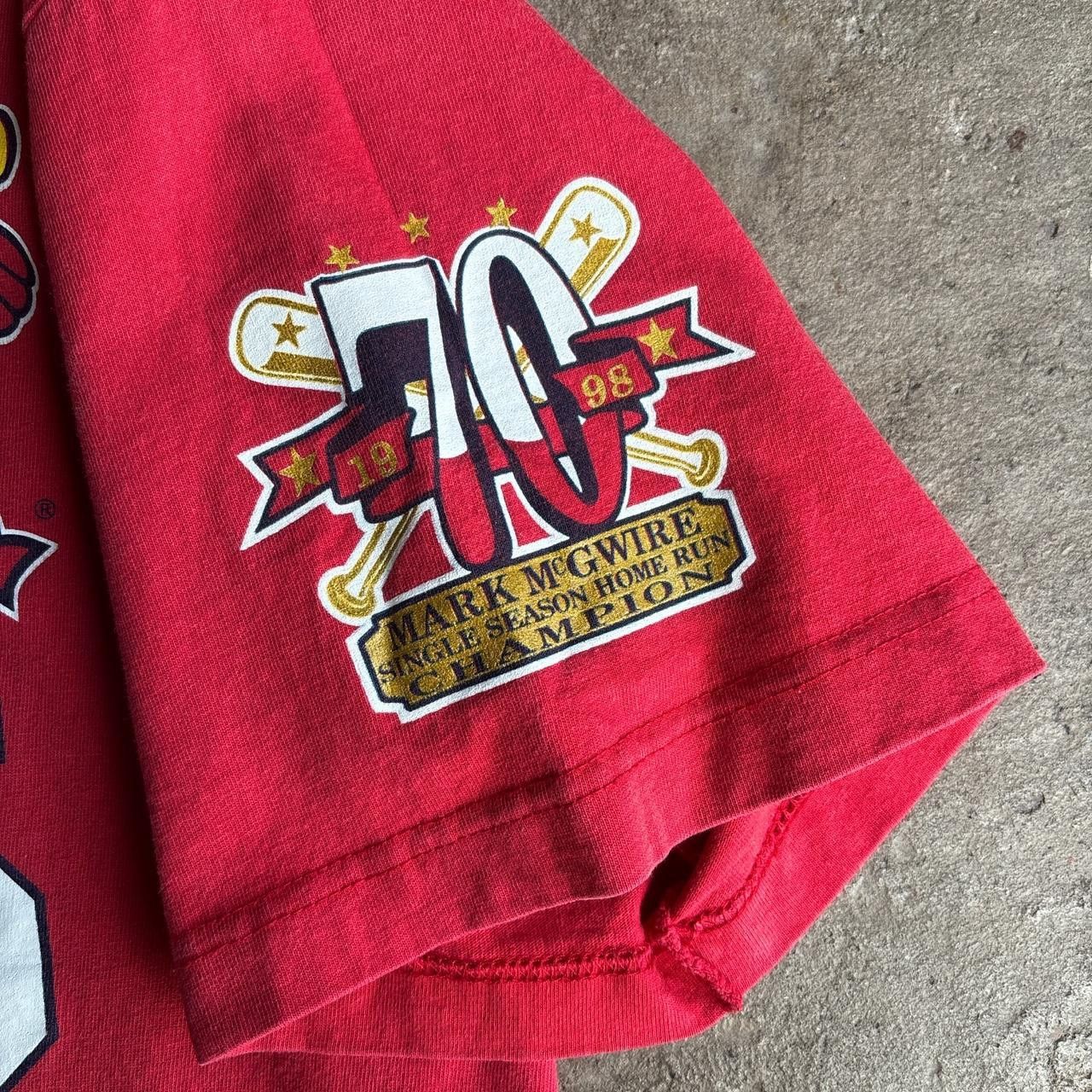 Majestic 1998 St Louis Cardinals Red ‘McGwire’ MLB Baseball T-Shirt Size US M / EU 48-50 / 2 - 4 Thumbnail