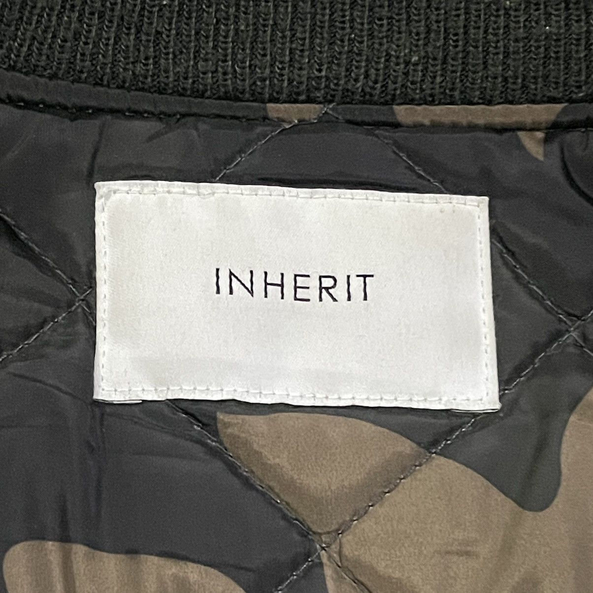 Japanese Brand Inherit Wool Bomber Jacket Camo Quilted Size US M / EU 48-50 / 2 - 7 Thumbnail