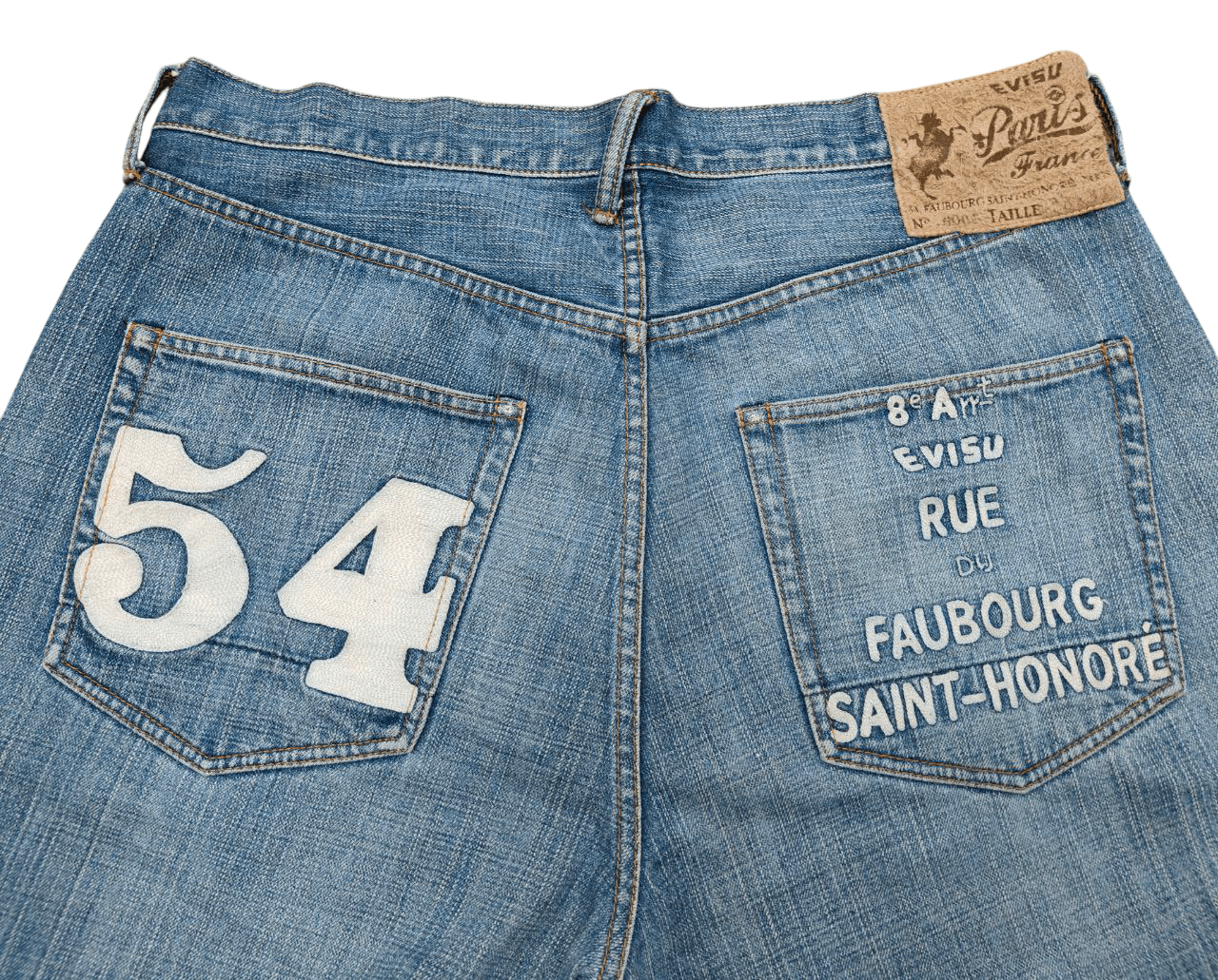 Evisu Evisu Paris France Lightwash Selvedge Denim Size US 37 - 7 Thumbnail
