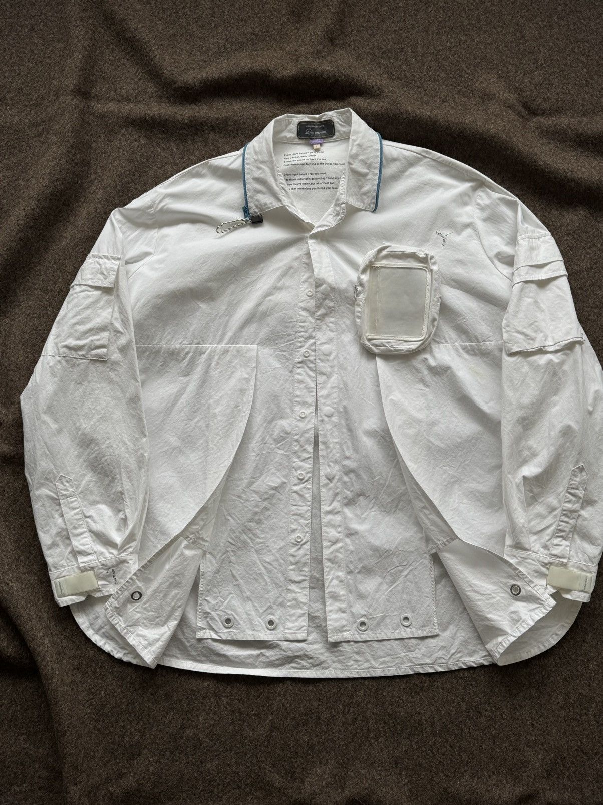 Other Deny Umamiism Pocket White Jacket Size US L / EU 52-54 / 3 - 3 Thumbnail