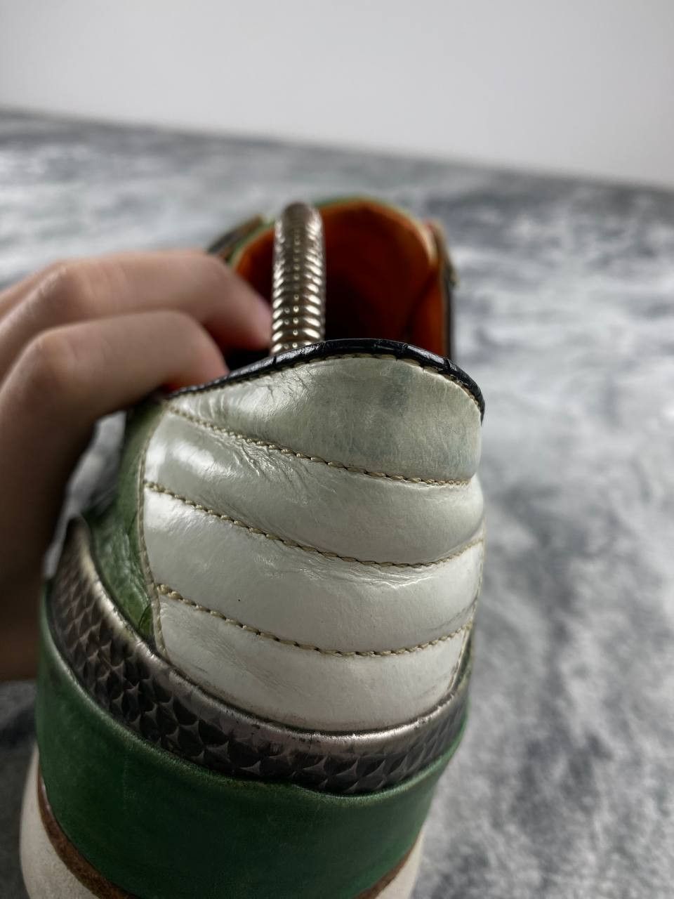 Harris Tweed Harris Lage Trainers Leather Trainers Men Size 11 Green Size US 11 / EU 44 - 15 Thumbnail