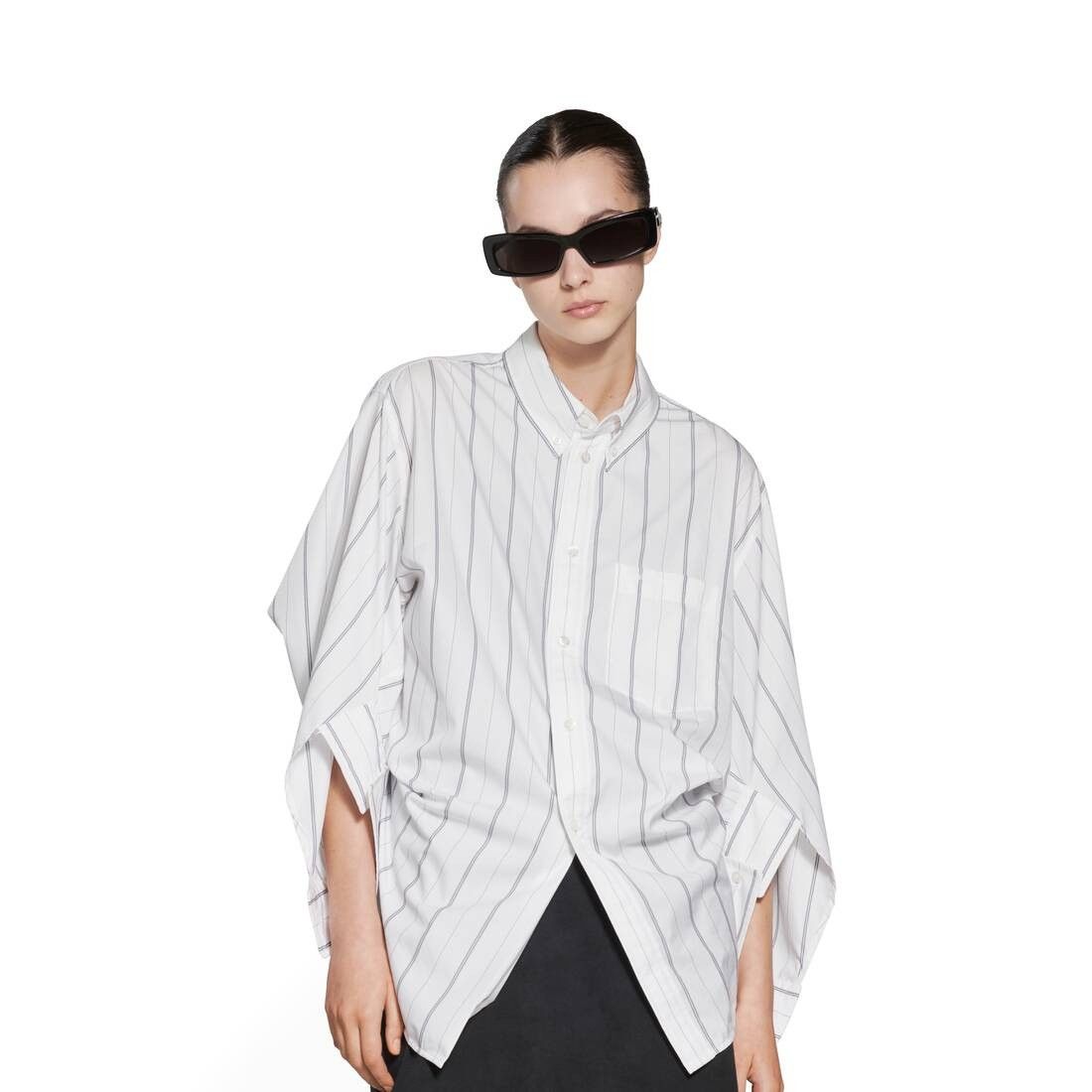 Balenciaga o1la1rc1a0325 Bb Corp Swing Twisted Shirt Large Fit Size XL / US 12-14 / IT 48-50 - 5 Thumbnail