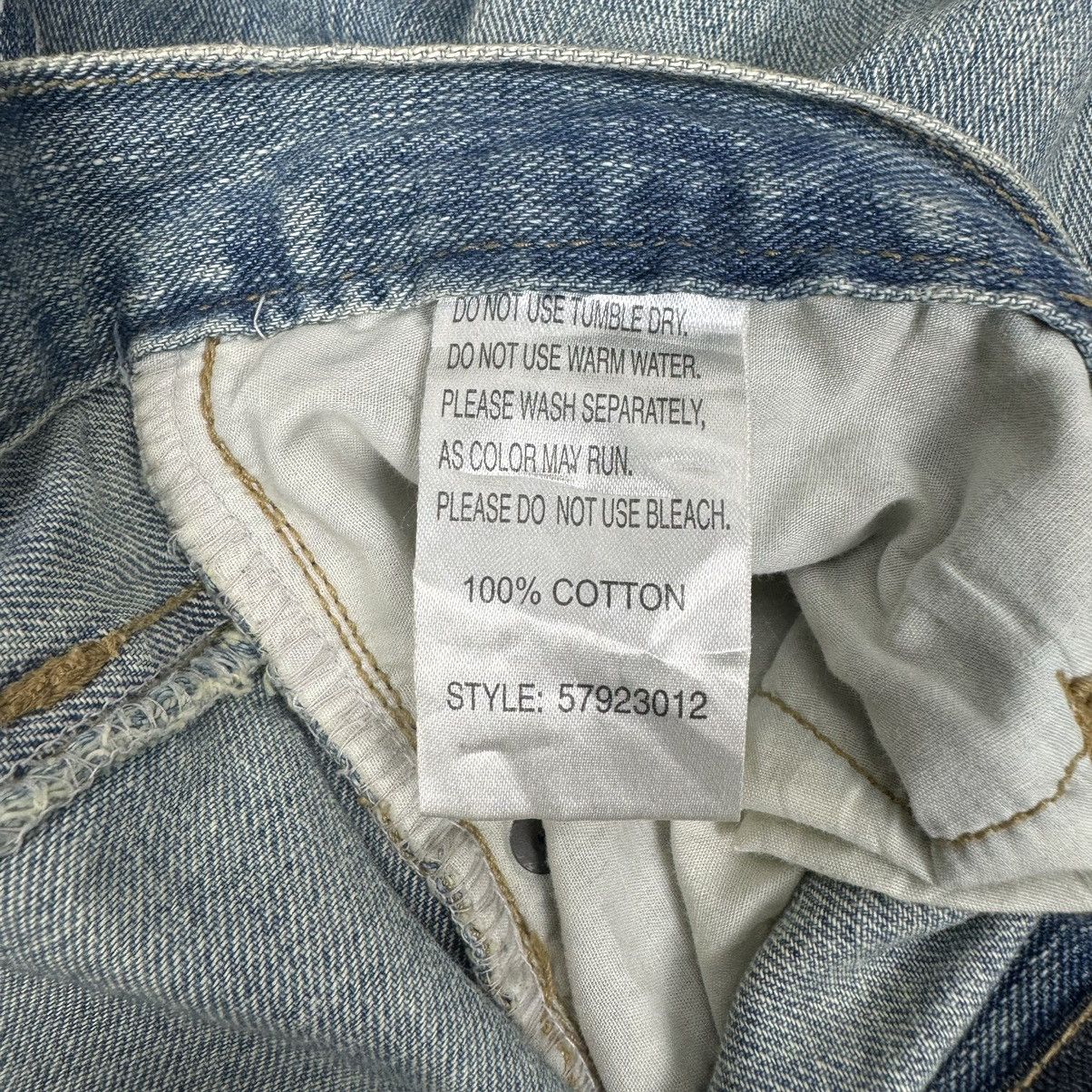 Designer × Japan Blue Jeans × Japanese Brand 🌟TTU JAPAN SHOT GUN DENIM DISTRESSED PANTS Size US 34 / EU 50 - 8 Thumbnail