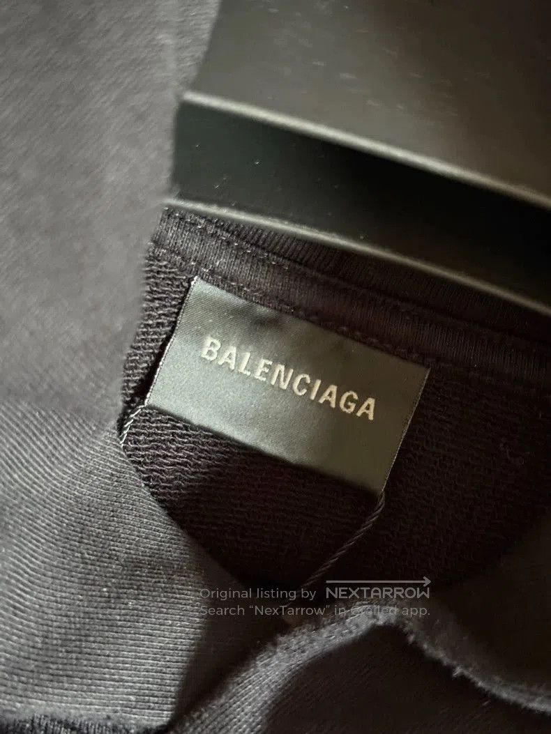 Balenciaga Balenciaga Black Ink Graffiti Hoodie. Size US XS / EU 42 / 0 - 3 Thumbnail
