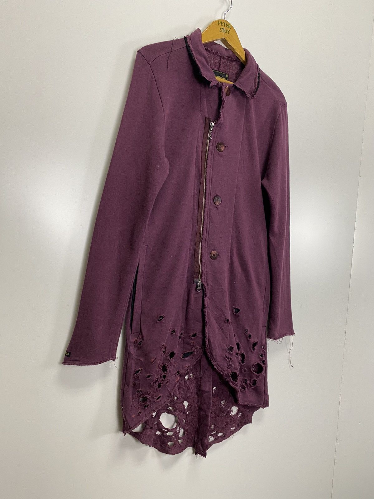 Japanese Brand × Vintage Bambridge distress sweat jacket Size M / US 6-8 / IT 42-44 - 5 Thumbnail