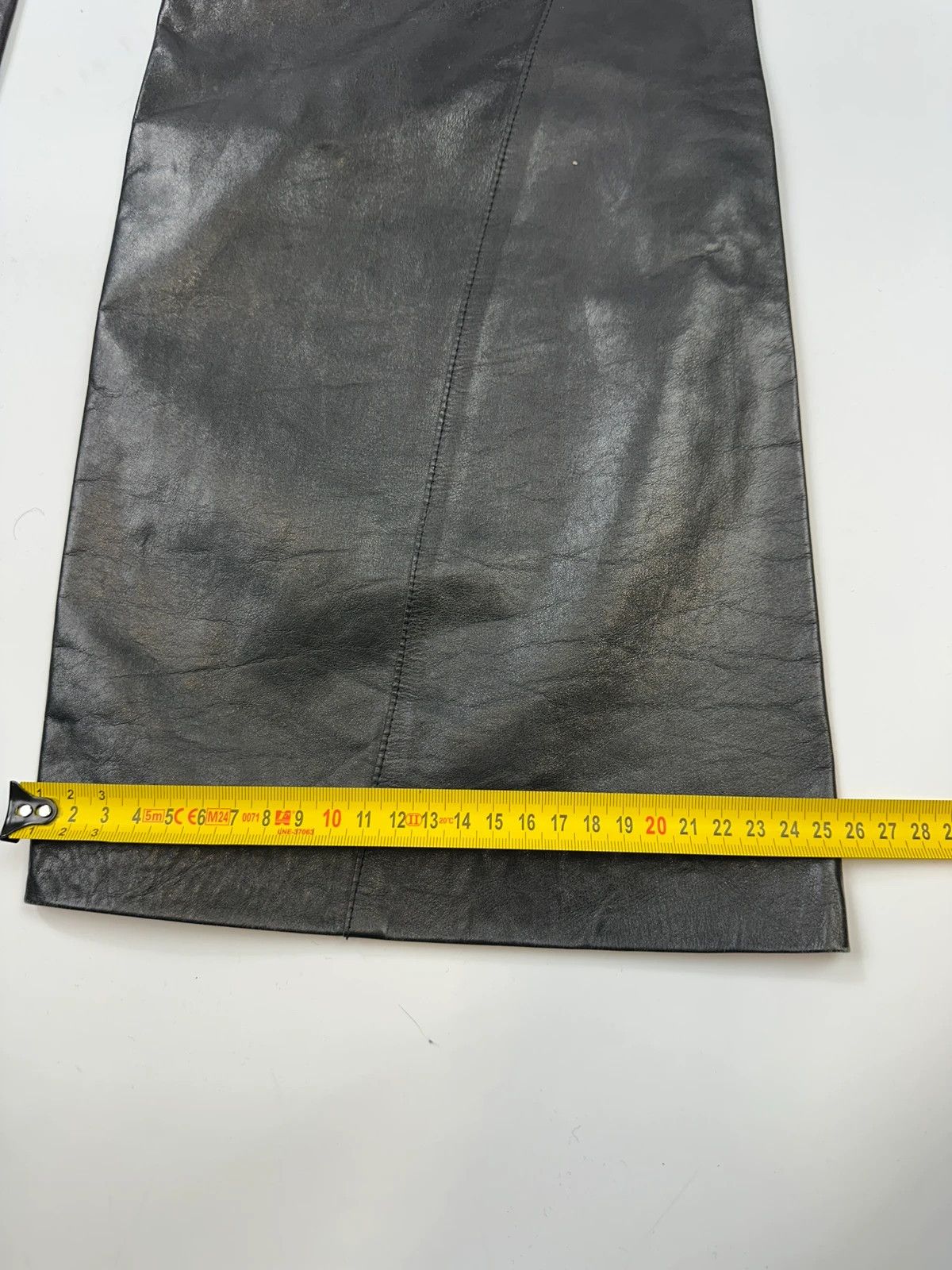 Marithe + Francois Girbaud Marithé + François Girbaud Black Soft Leather Flared Pants Size 27" / US 4 / IT 40 - 11 Thumbnail