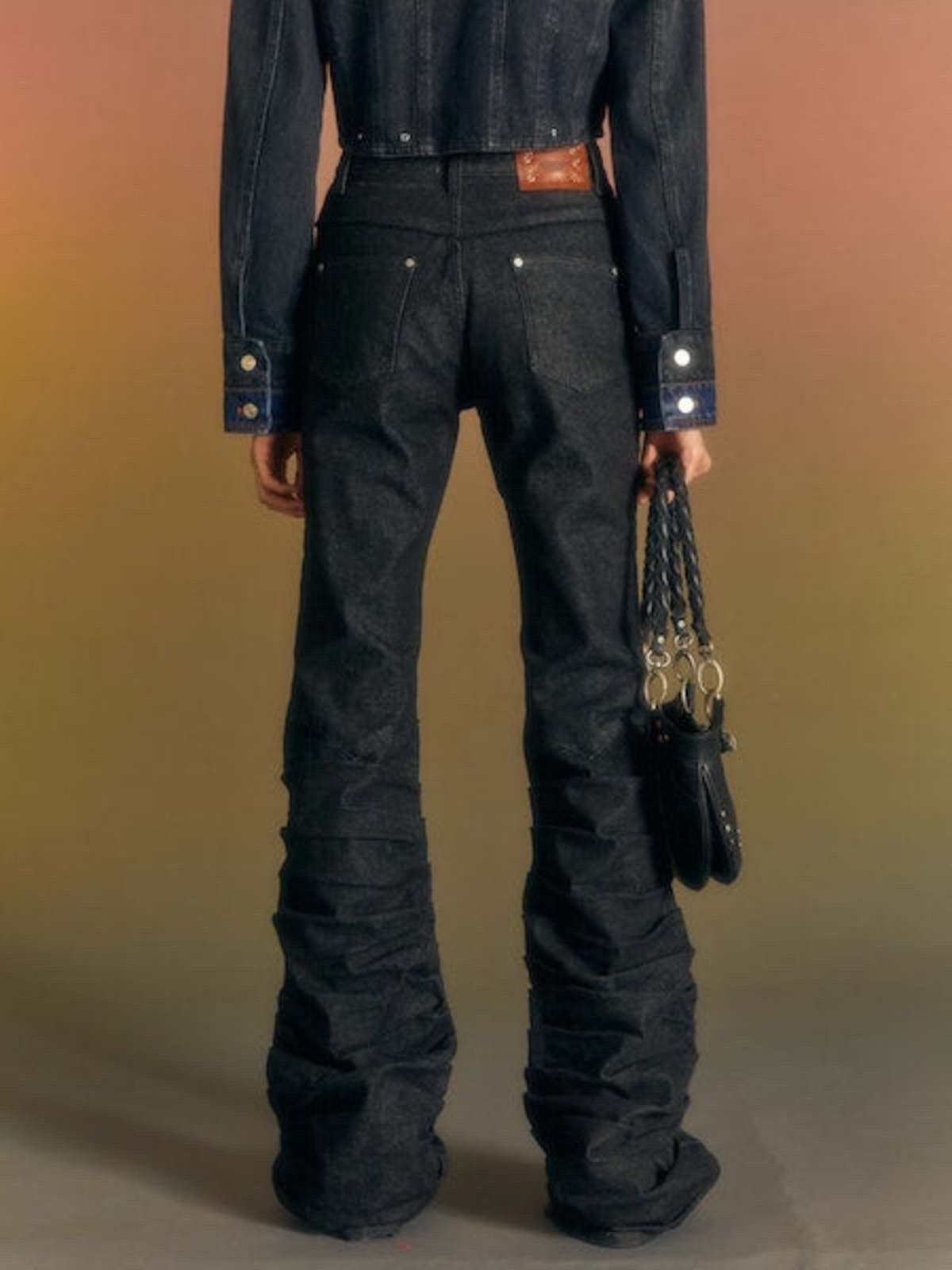 Andersson Bell Andersson Bell Martina Western Jeans - Matt Black Size US 29 - 7 Thumbnail