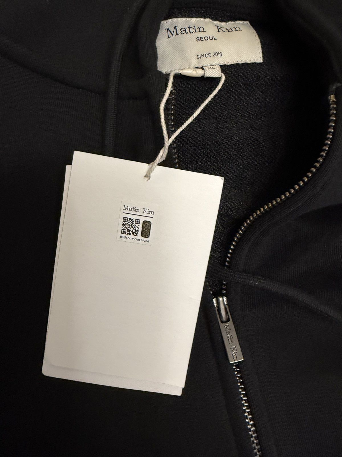 Matin Kim MATIN KIM “ROUGH @UNDERCAMP” Zip Hoodie – Black Size US XL / EU 56 / 4 - 20 Thumbnail