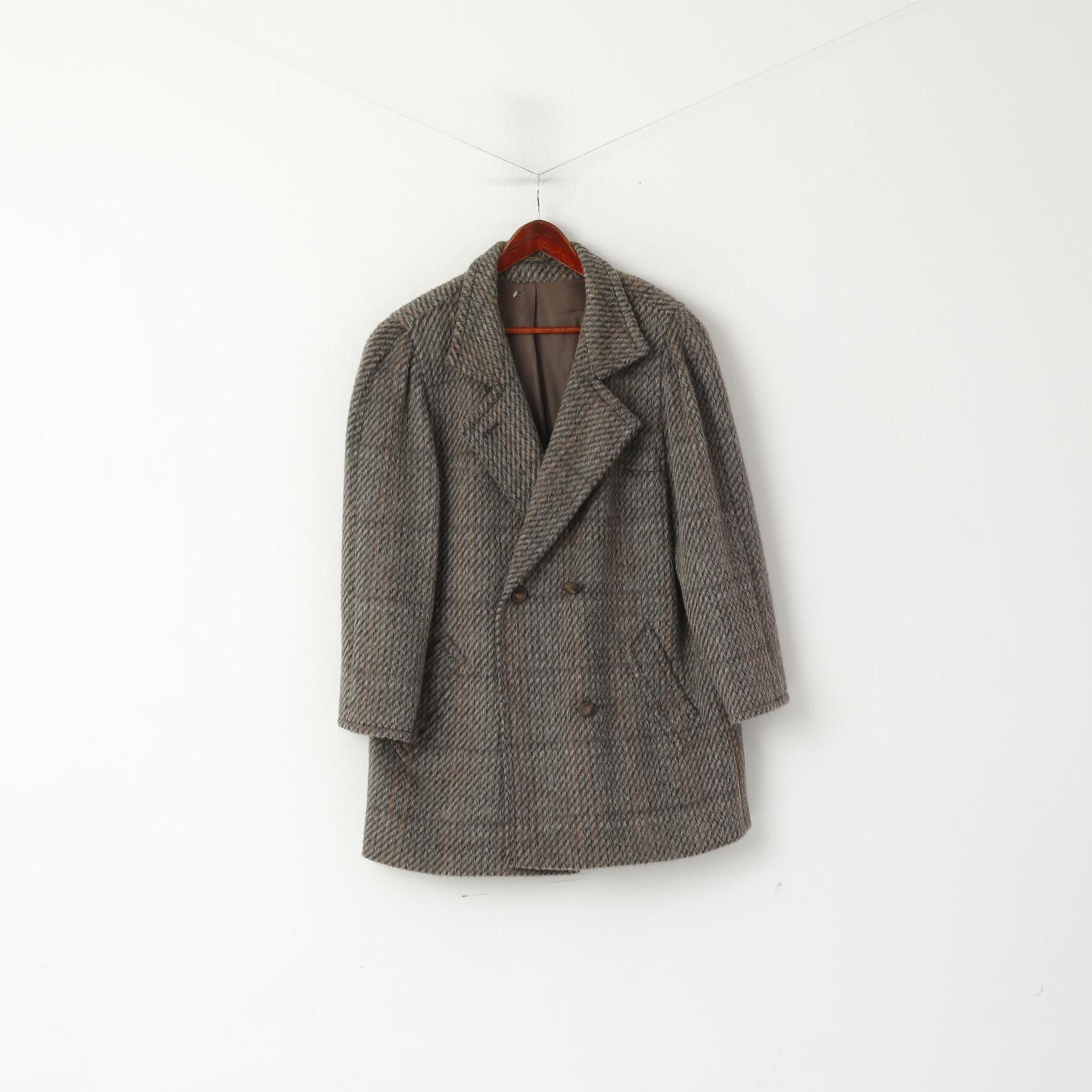 Vintage Petite Mademoiselle Women XL Jacket Taupe 7149 Size XL / US 12-14 / IT 48-50 - 2 Thumbnail