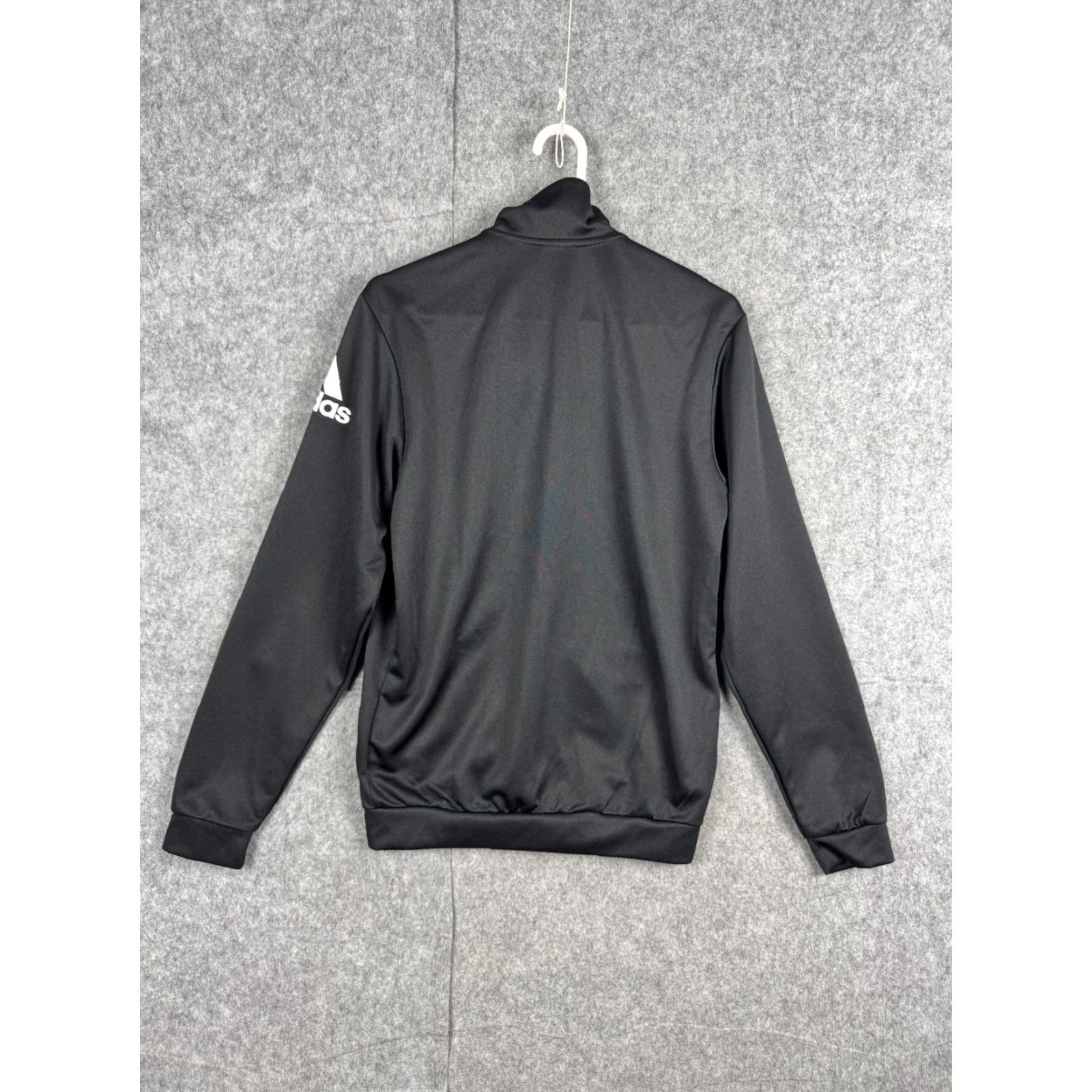 Adidas All Blacks Rugby Jacket Adidas Mens Small Black Full Zip Track Jacket Size US S / EU 44-46 / 1 - 3 Thumbnail