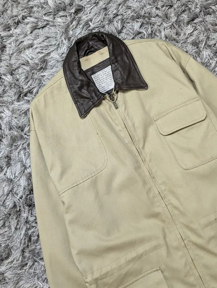 Coach Vintage Made In USA Coach Trim Leather Plain Zipper Jacket Size US S / EU 44-46 / 1 - 4 Thumbnail