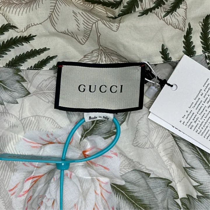 Gucci Floral Print Long Sleeve Shirt-2507