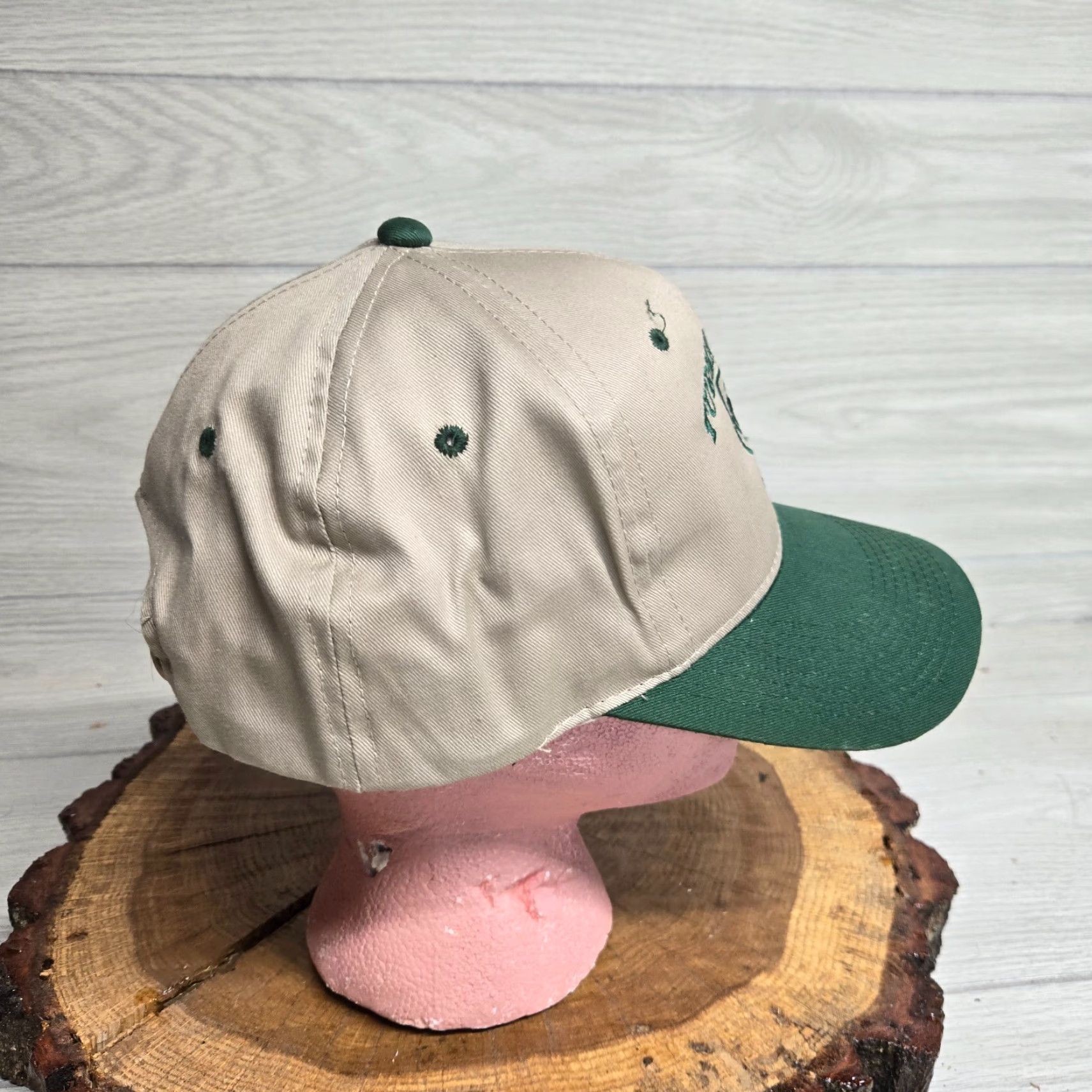 Vintage VINTAGE Chrysler Dodge Dealership Hat Baseball Cap Unisex Adults One Size Beige Adjustable Outdoors Mens Women Size ONE SIZE - 3 Thumbnail