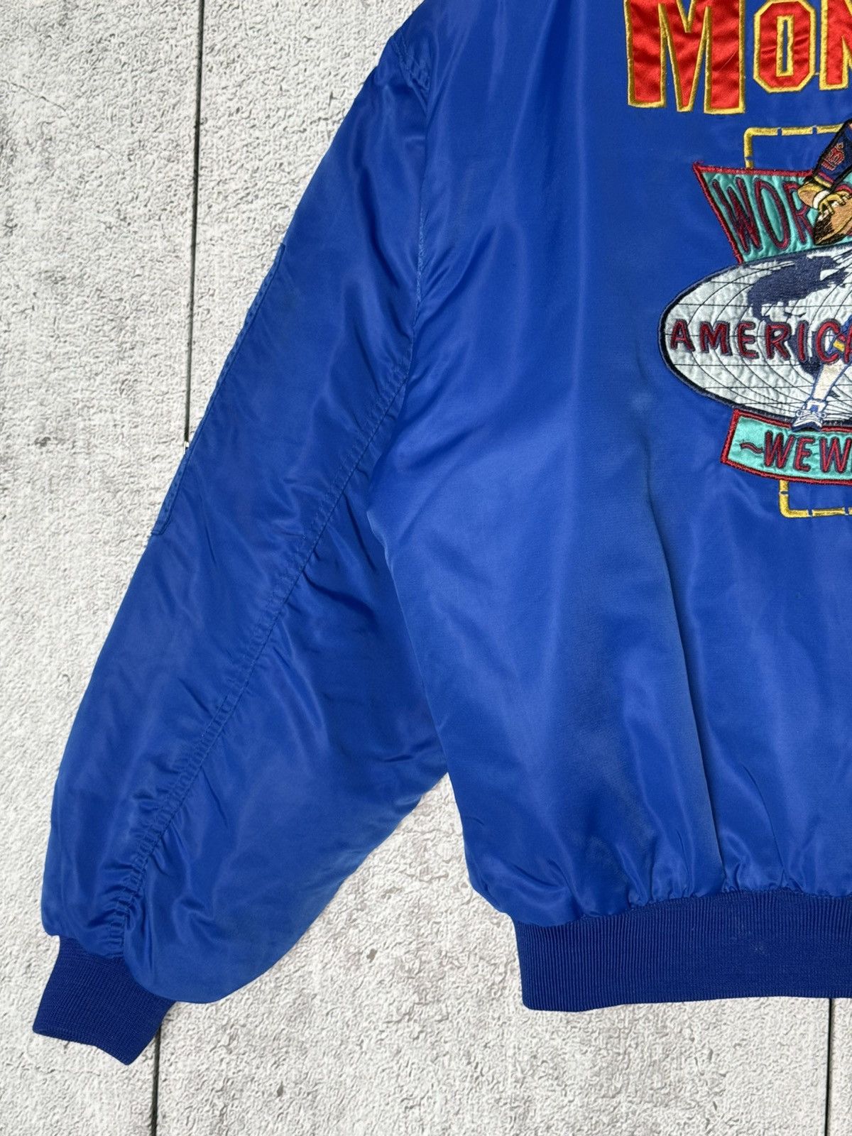 Starter Vintage London Monarchs Wolrd League NFL Bomber Jacket Size US L / EU 52-54 / 3 - 5 Thumbnail