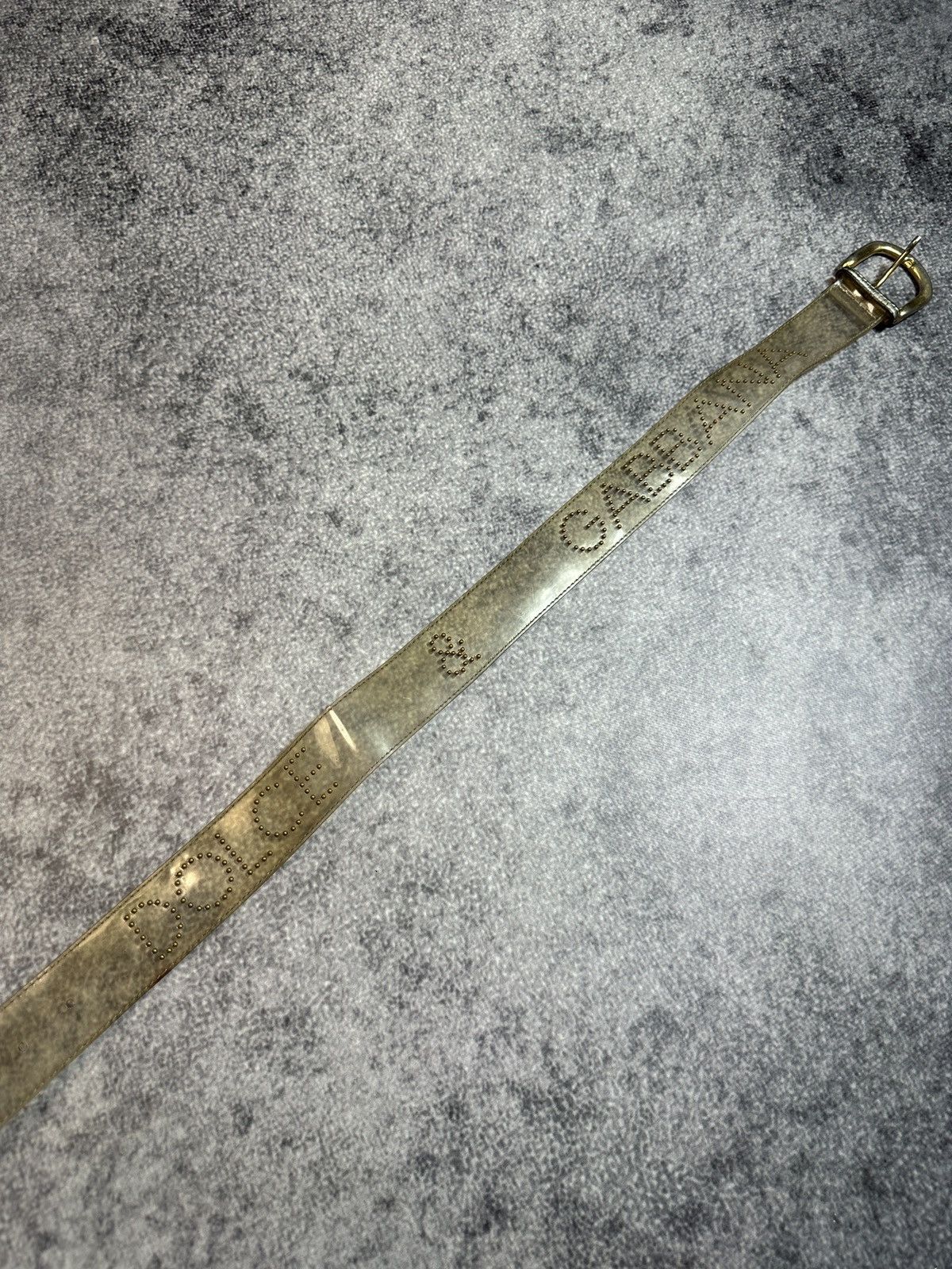 Designer Y2K Dolce&Gabbana DG Logo Belts Streetwear Avant Garde Style Size ONE SIZE - 2 Thumbnail