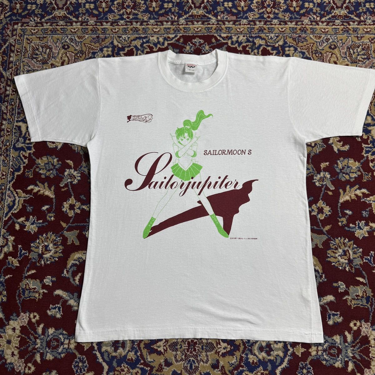 Anime Vintage 90s Sailor Moon S Sailor Jupiter anime promo t-shirt Size US L / EU 52-54 / 3 - 4 Thumbnail