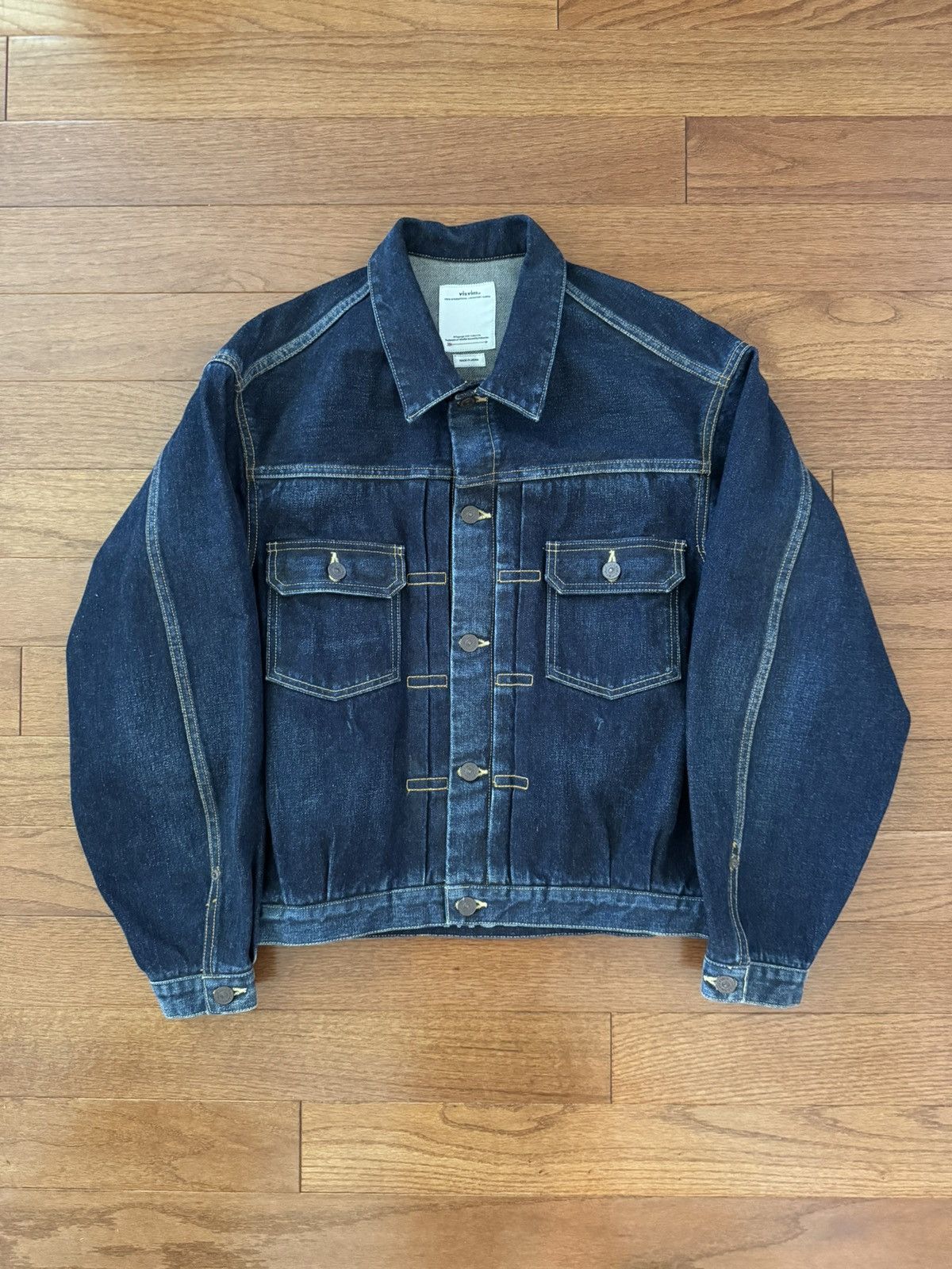 Visvim VISVIM SS 101 JKT BLK UNWASHED - BNWT - 4 - denim jacket | Grailed