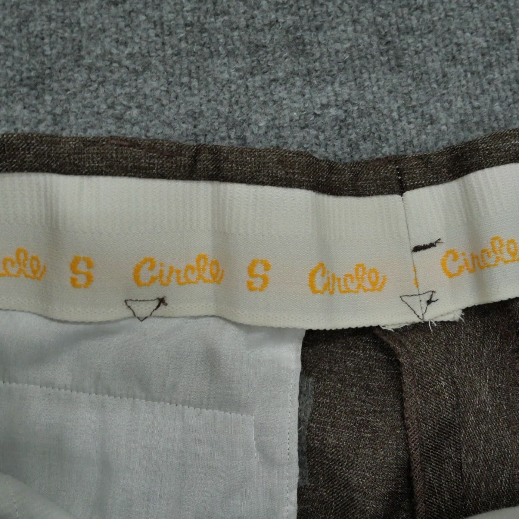 Vintage VINTAGE Circle S Pants Mens 34x29 Brown Western Chino Straight Pants Size US 34 / EU 50 - 3 Thumbnail