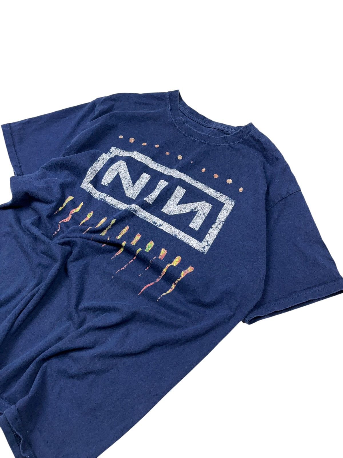 トップス y2k NINE INCH NAILS THE DOWNWARD SPIRAL Vintage y2k Nine Inch Nails The Downward Spiral T-shirt