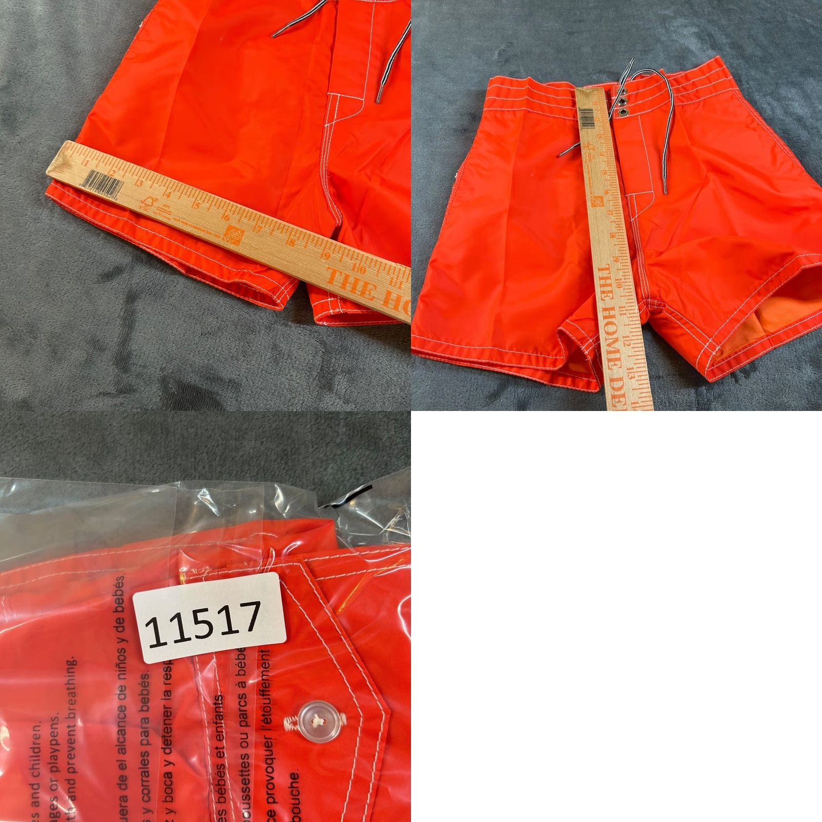 Vintage VINTAGE Birdwell Beach Britches Board Shorts Surf Made in USA Retro Red Mens size 26 Size US 26 / EU 42 - 8 Thumbnail