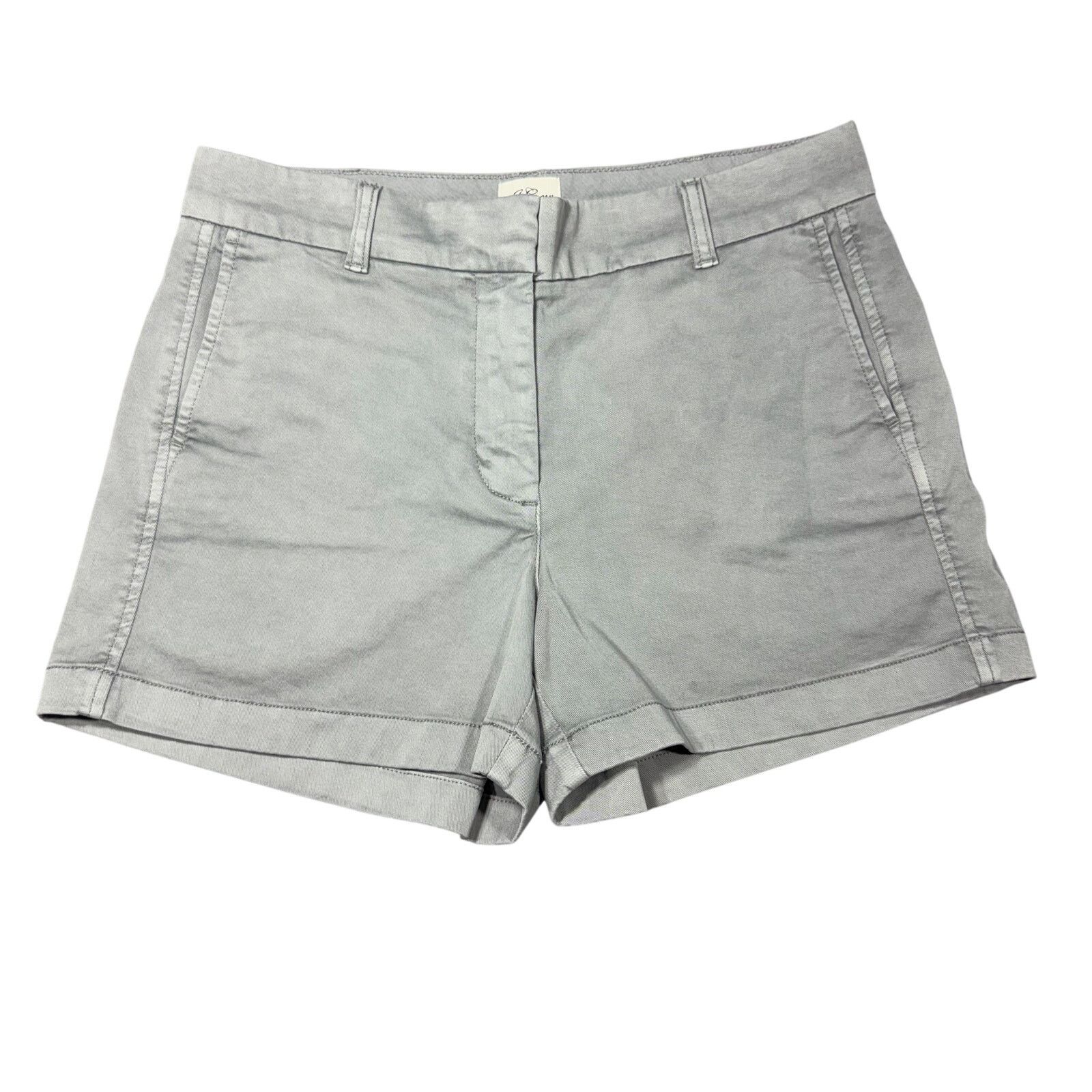 J.Crew New J. Crew Chino Shorts Women's 8 Gray Size 30" / US 8 / IT 44 - 1 Thumbnail