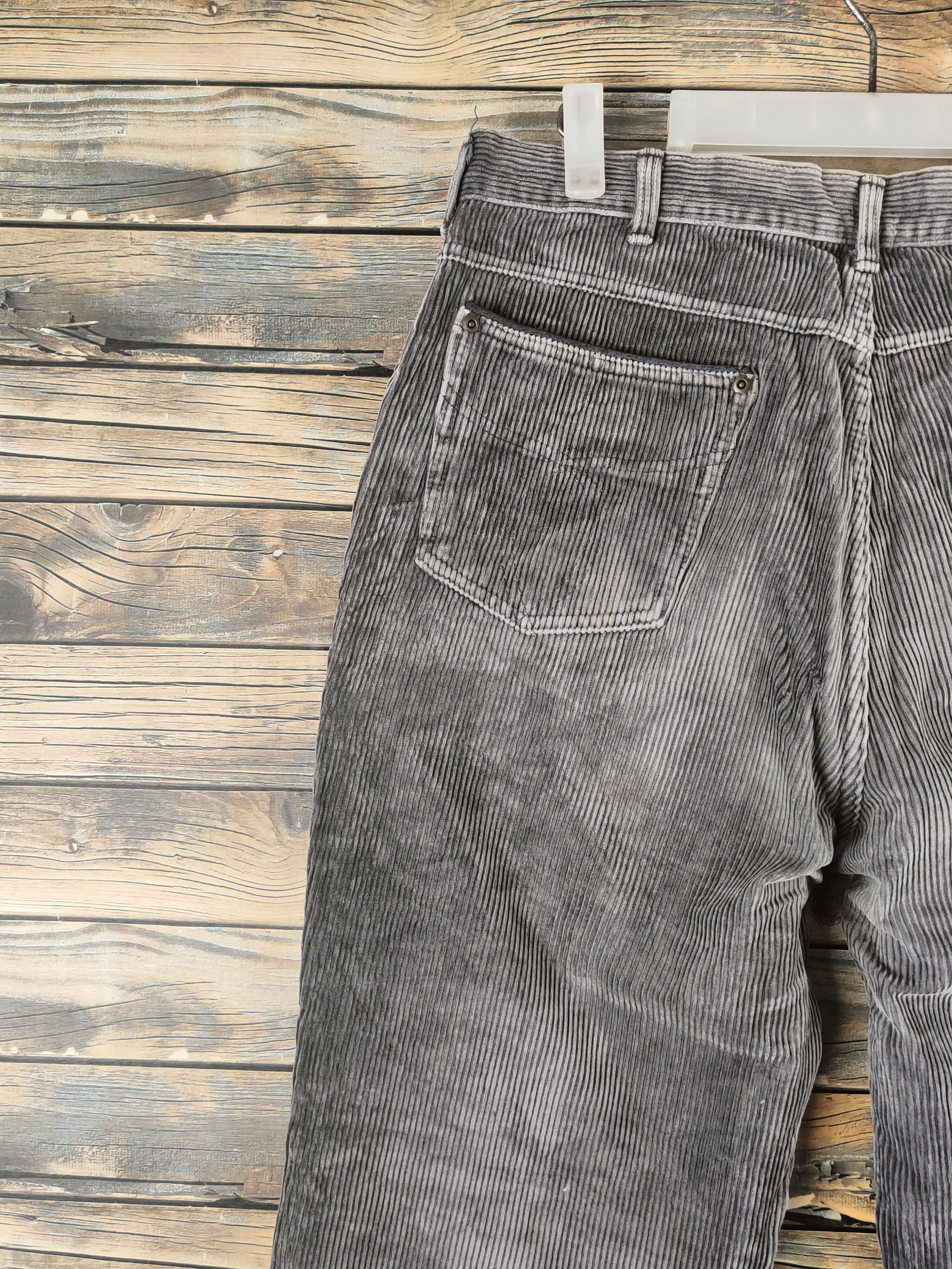 Edwin DL Edwin Dark Gray vintage japan Corduroy Pants #46-865 Size US 32 / EU 48 - 8 Thumbnail