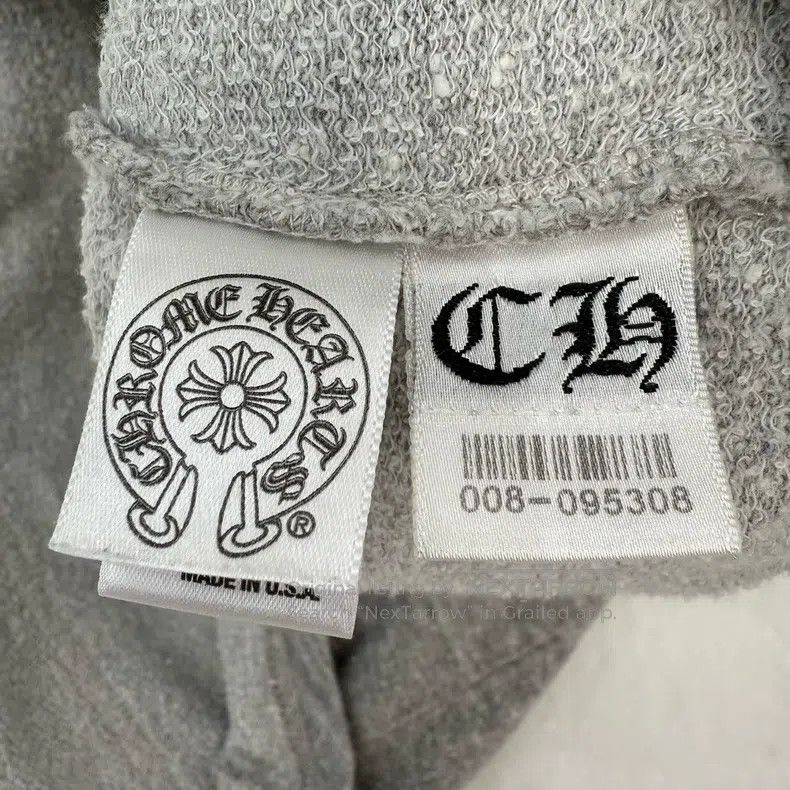 Chrome Hearts CHROME HEARTS Size XXL Gray half zipper hoodie Size US XXL / EU 58 / 5 - 4 Thumbnail