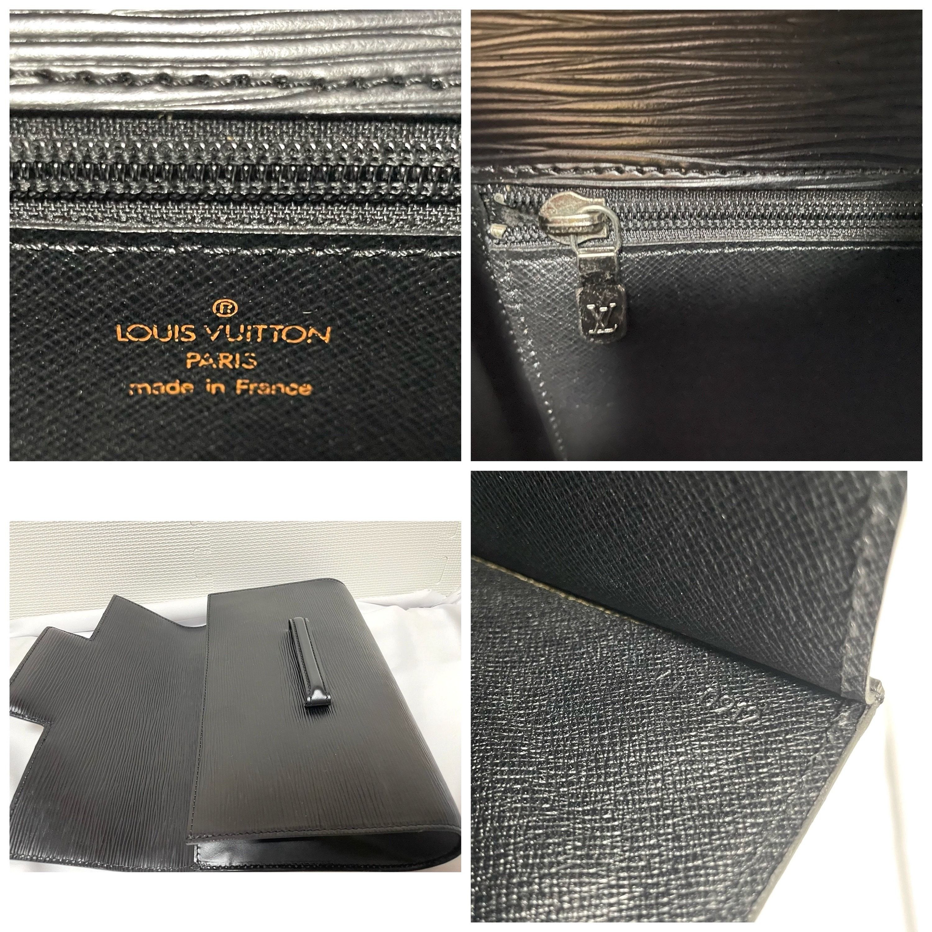 Louis Vuitton Vintage Louis Vuitton rare epi black clutch purse, bag Size ONE SIZE - 10 Thumbnail