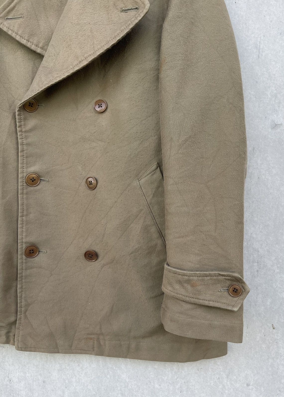 🔥VINTAGE 040404 JAPAN DOUBLE-BREASTED PEA COAT/JACKET