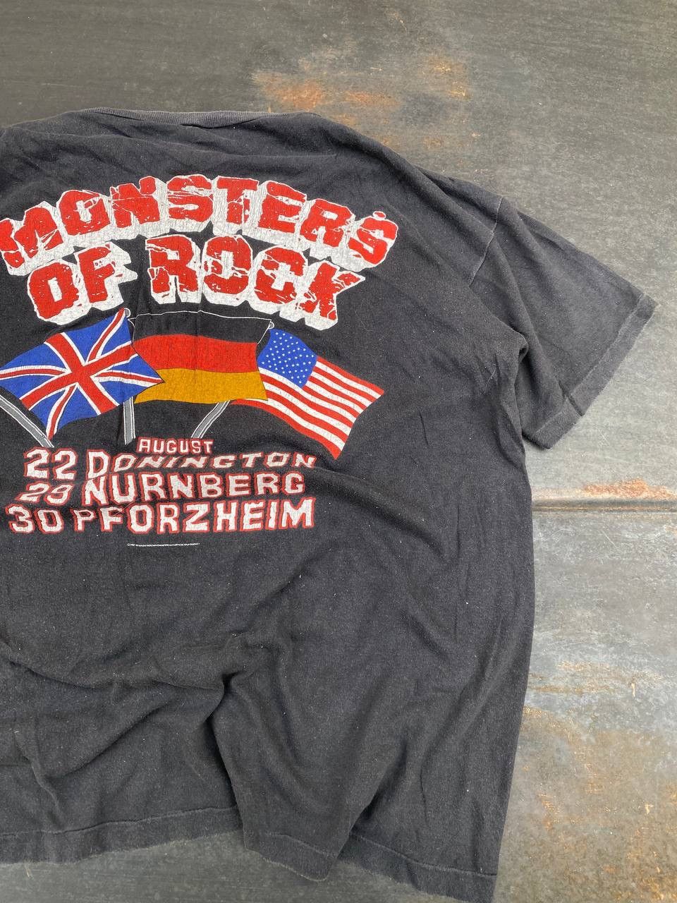 Band Tees × Vintage Monsters of Rock Deep Purple Helloween 1987 t shirt Size US L / EU 52-54 / 3 - 7 Thumbnail